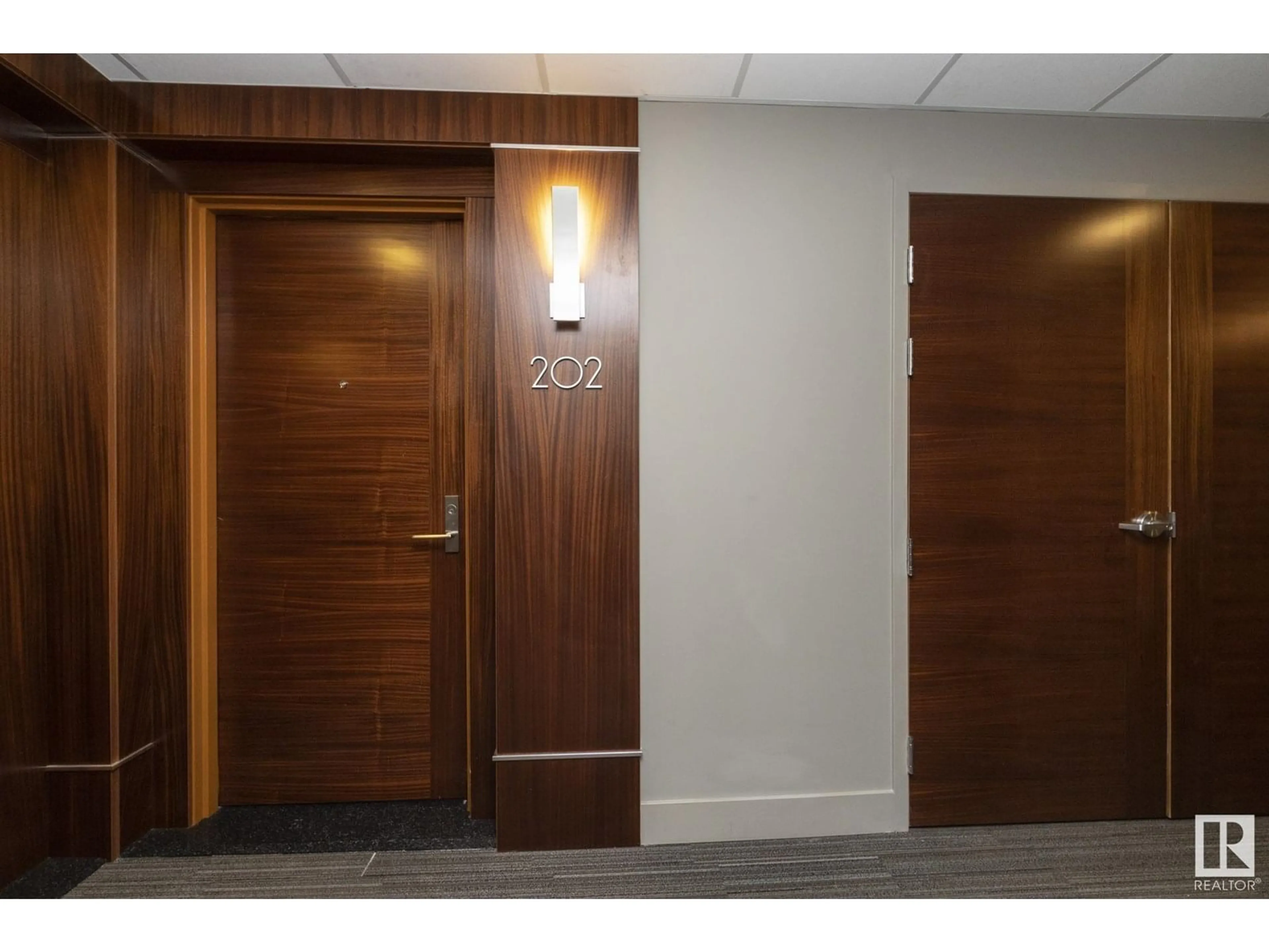 Indoor foyer for 202 - 11969 JASPER AV, Edmonton Alberta T5K0P1