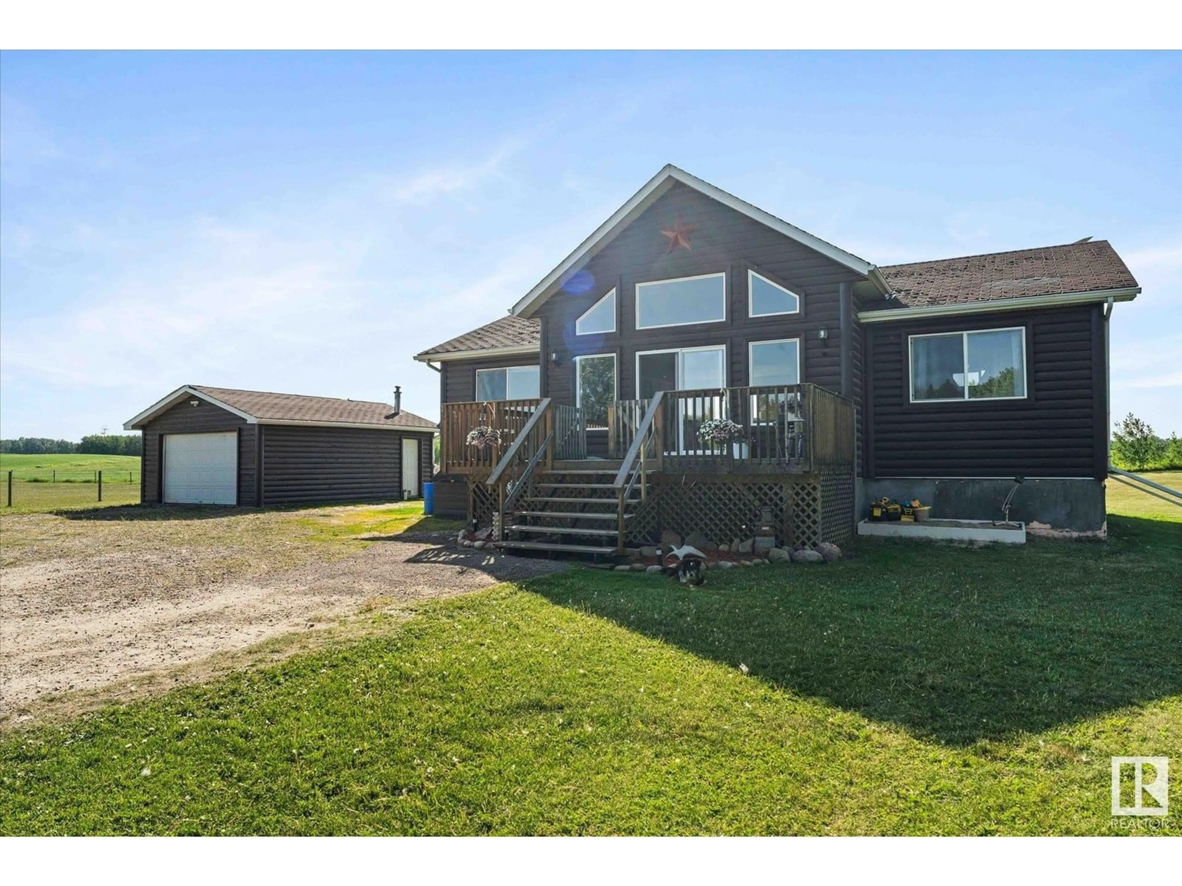 A pic from outside/outdoor area/front of a property/back of a property/a pic from drone, unknown for 54310 RGE ROAD 24, Rural Lac Ste. Anne County Alberta T0E1V0