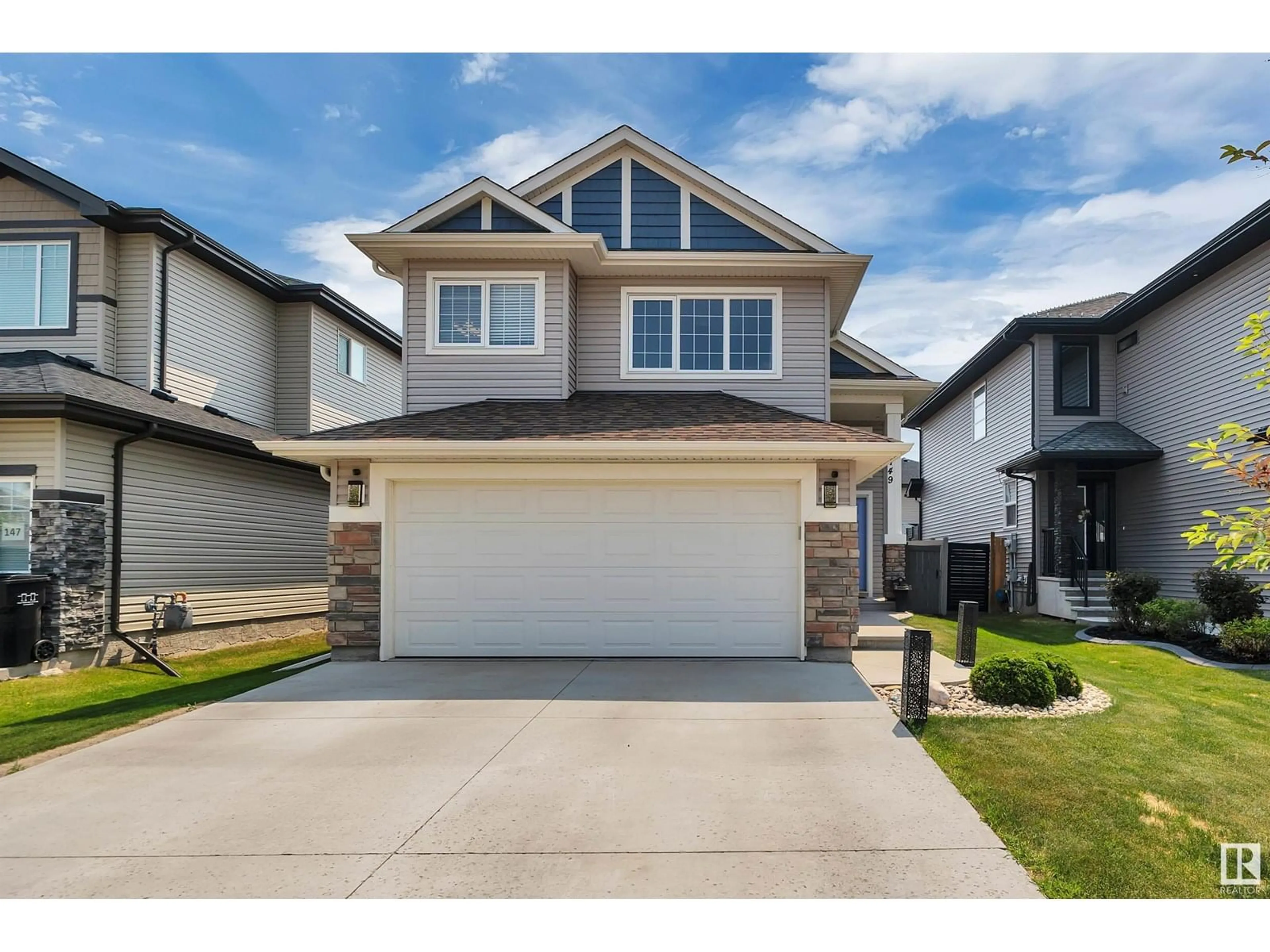 Home with vinyl exterior material, street for 149 KIRPATRICK CR, Leduc Alberta T9E0W3