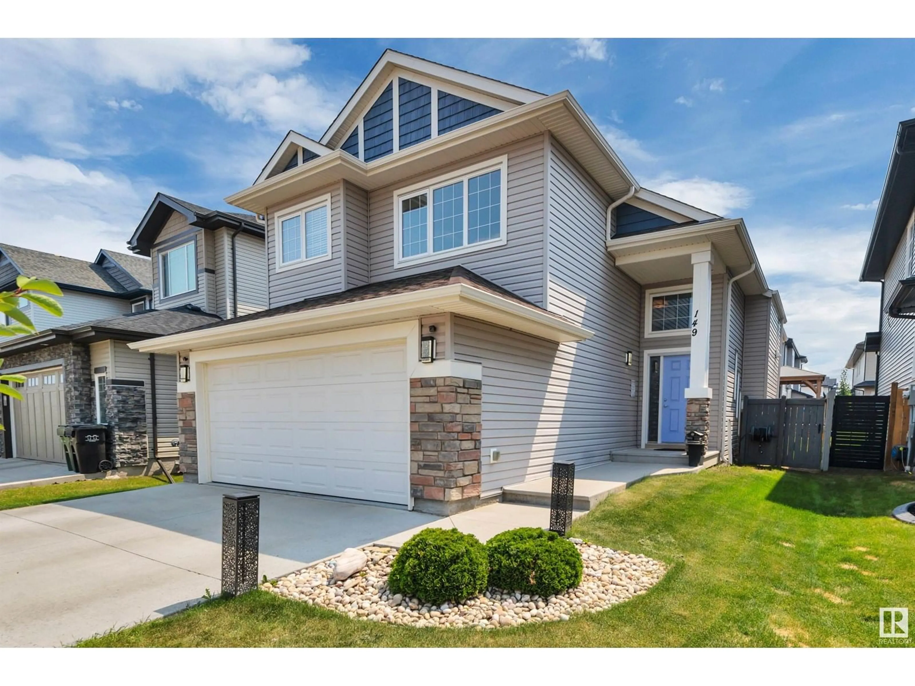Home with vinyl exterior material, street for 149 KIRPATRICK CR, Leduc Alberta T9E0W3