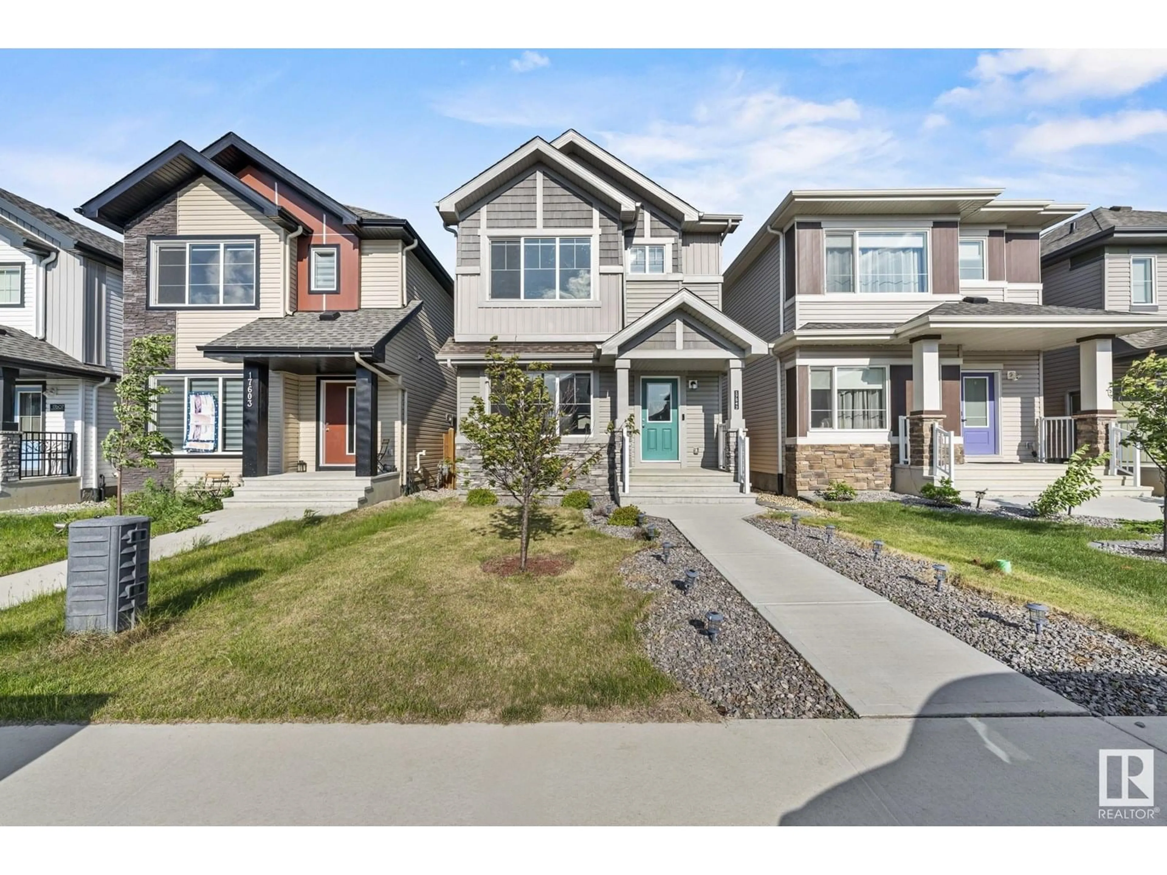 Home with vinyl exterior material, street for NW - 17543 49 ST, Edmonton Alberta T5Y4C6