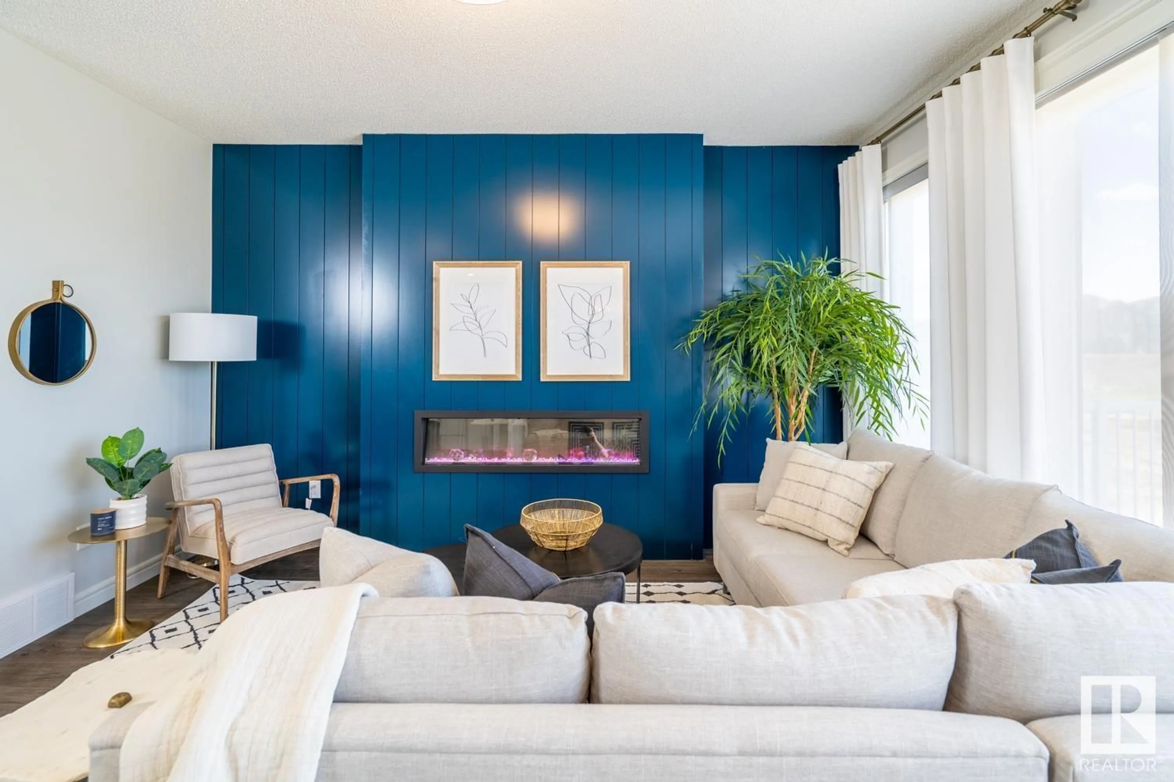 Living room with furniture, unknown for 153 SUNLAND WY, Sherwood Park Alberta T8H2X7