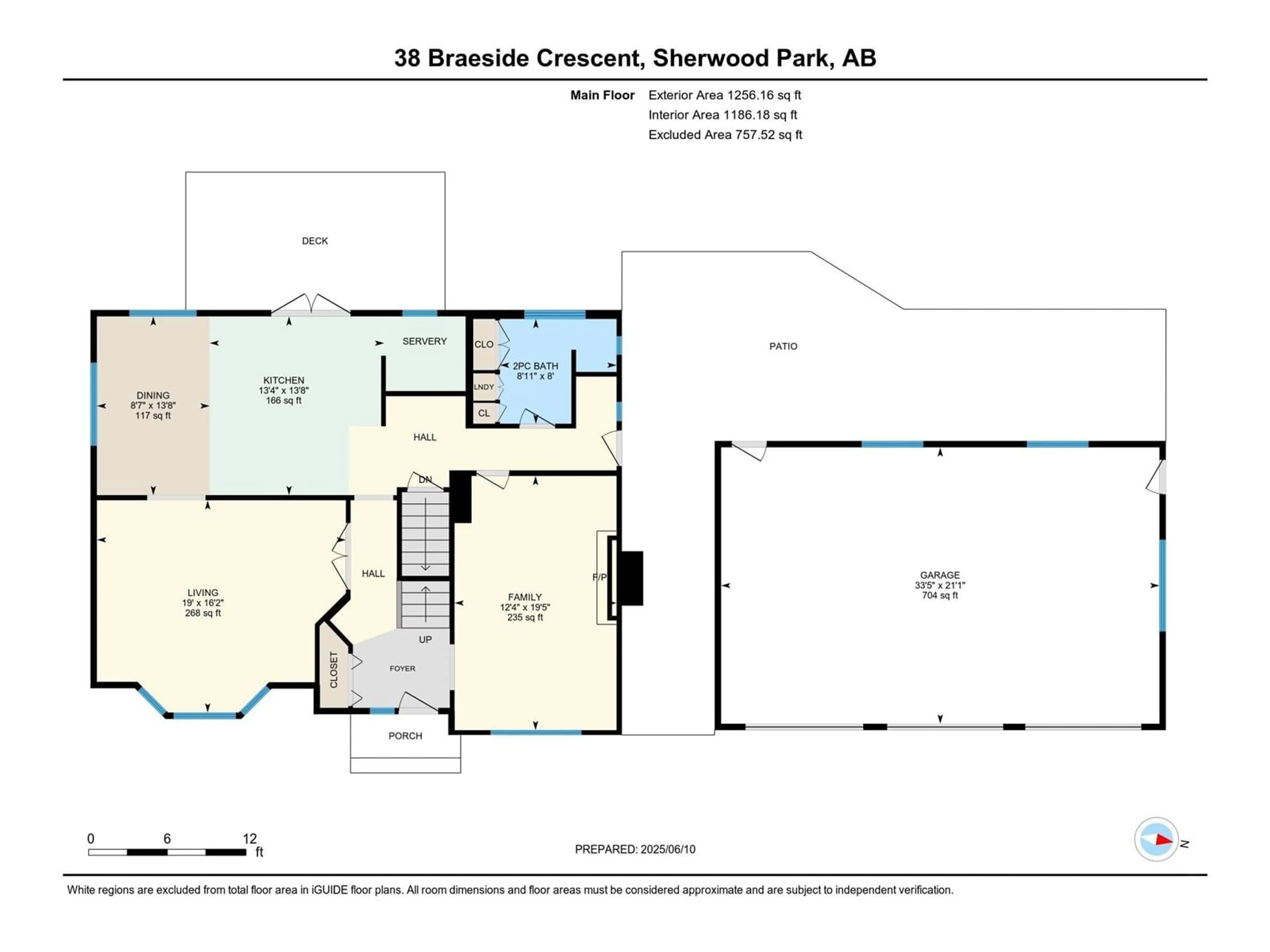 Floor plan for 38 BRAESIDE CR, Sherwood Park Alberta T8A3M8