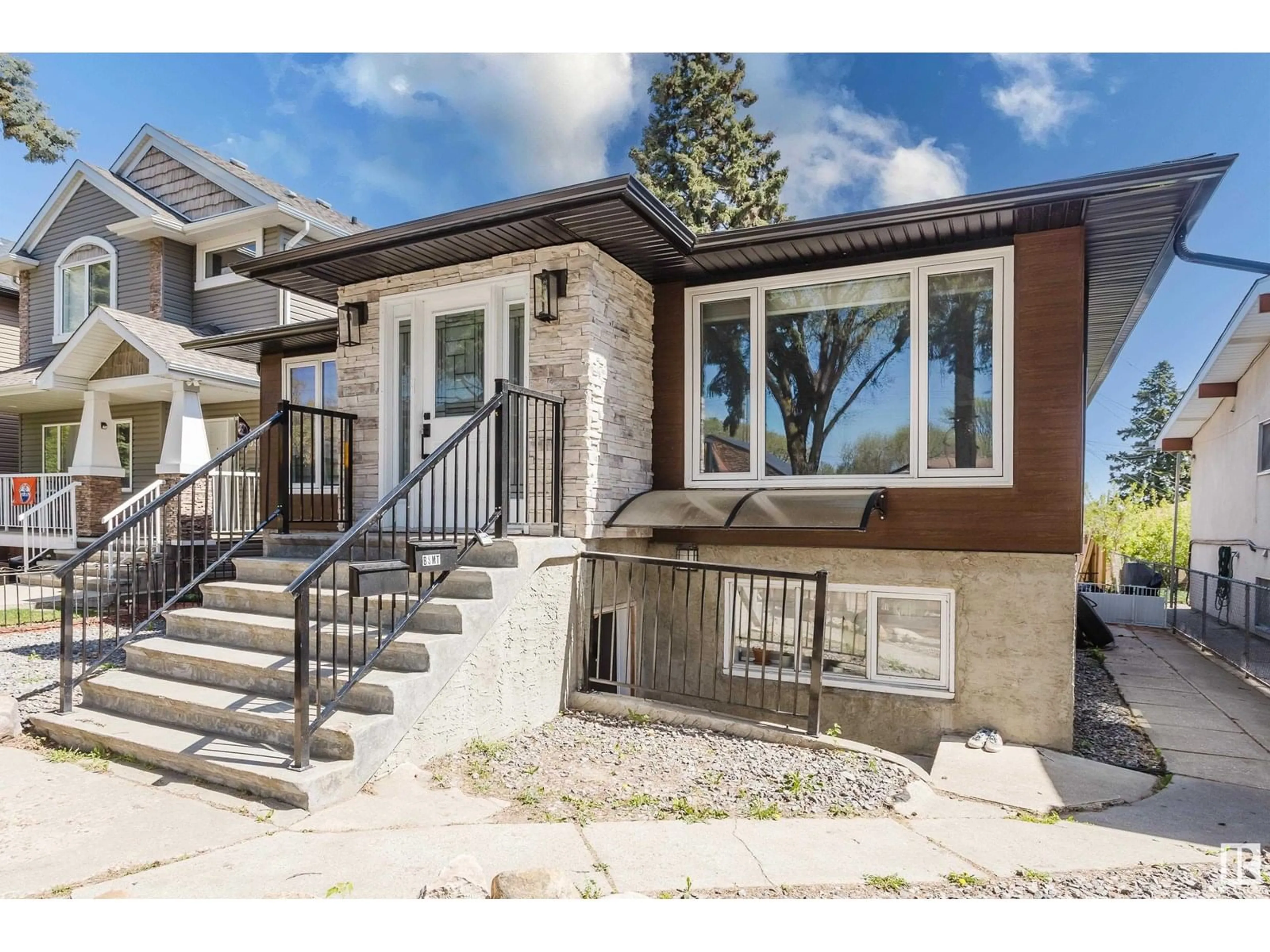 Home with brick exterior material, street for 10505 76 ST, Edmonton Alberta T6A3B2