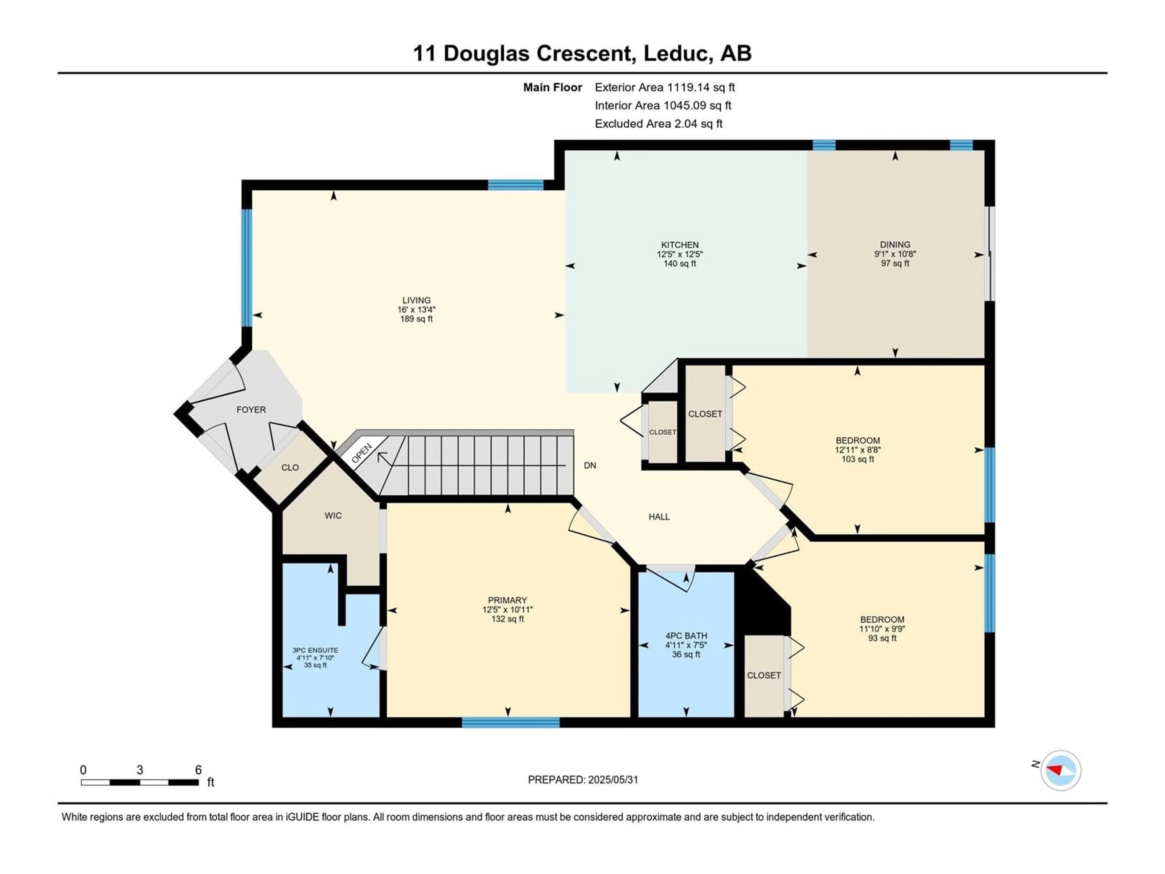 Floor plan for 11 DOUGLAS CR, Leduc Alberta T9E8P3
