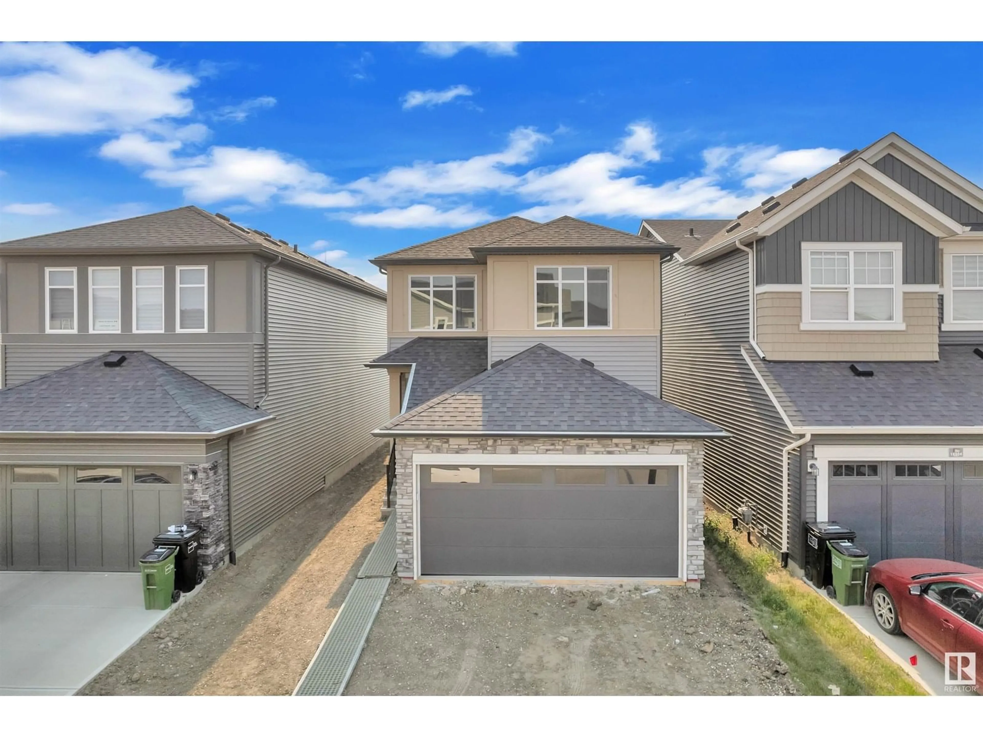 A pic from outside/outdoor area/front of a property/back of a property/a pic from drone, street for 16832 49 ST, Edmonton Alberta T5Y4G9