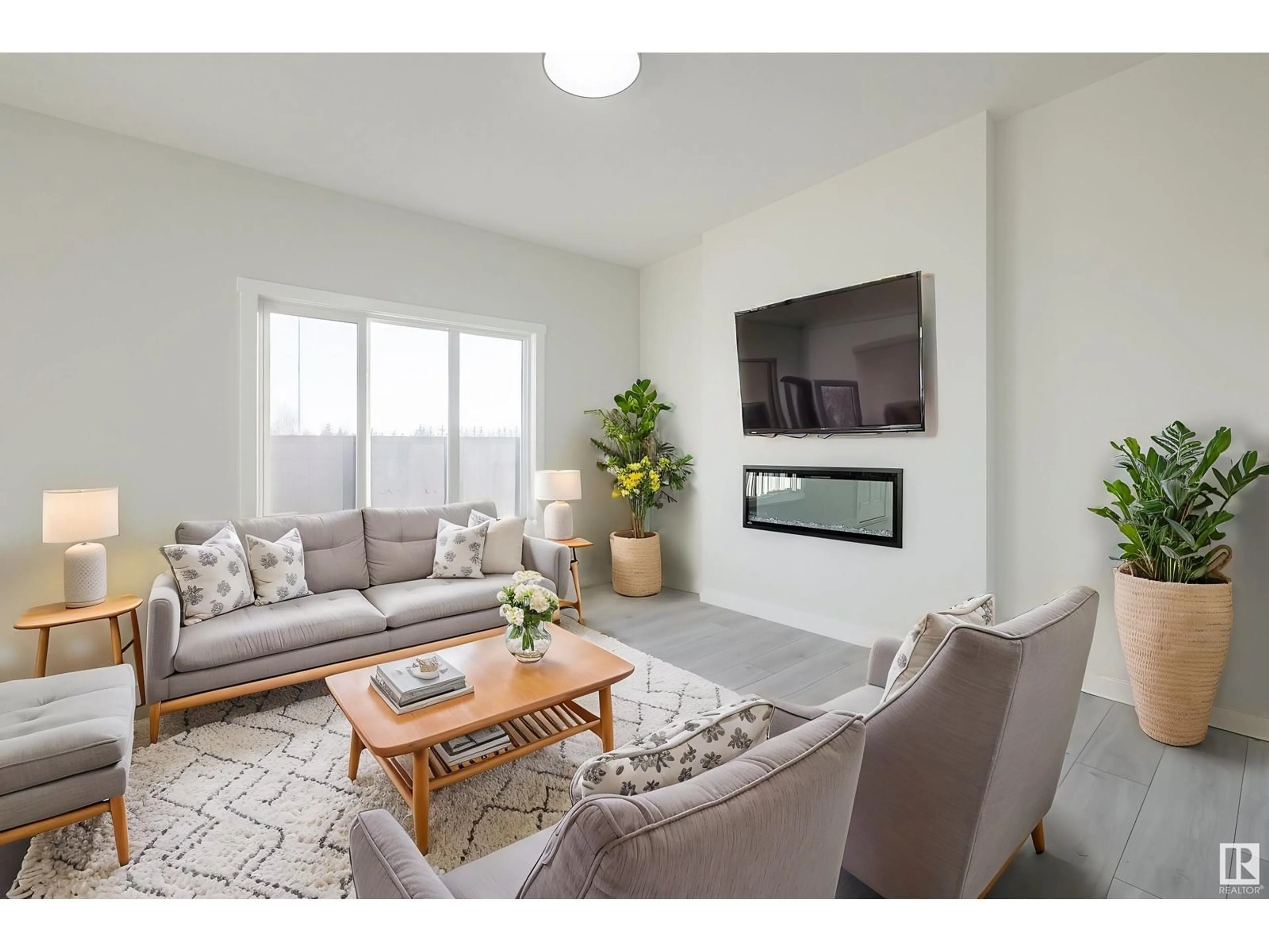 Living room with furniture, unknown for SW - 412 27 ST, Edmonton Alberta T6X3H9