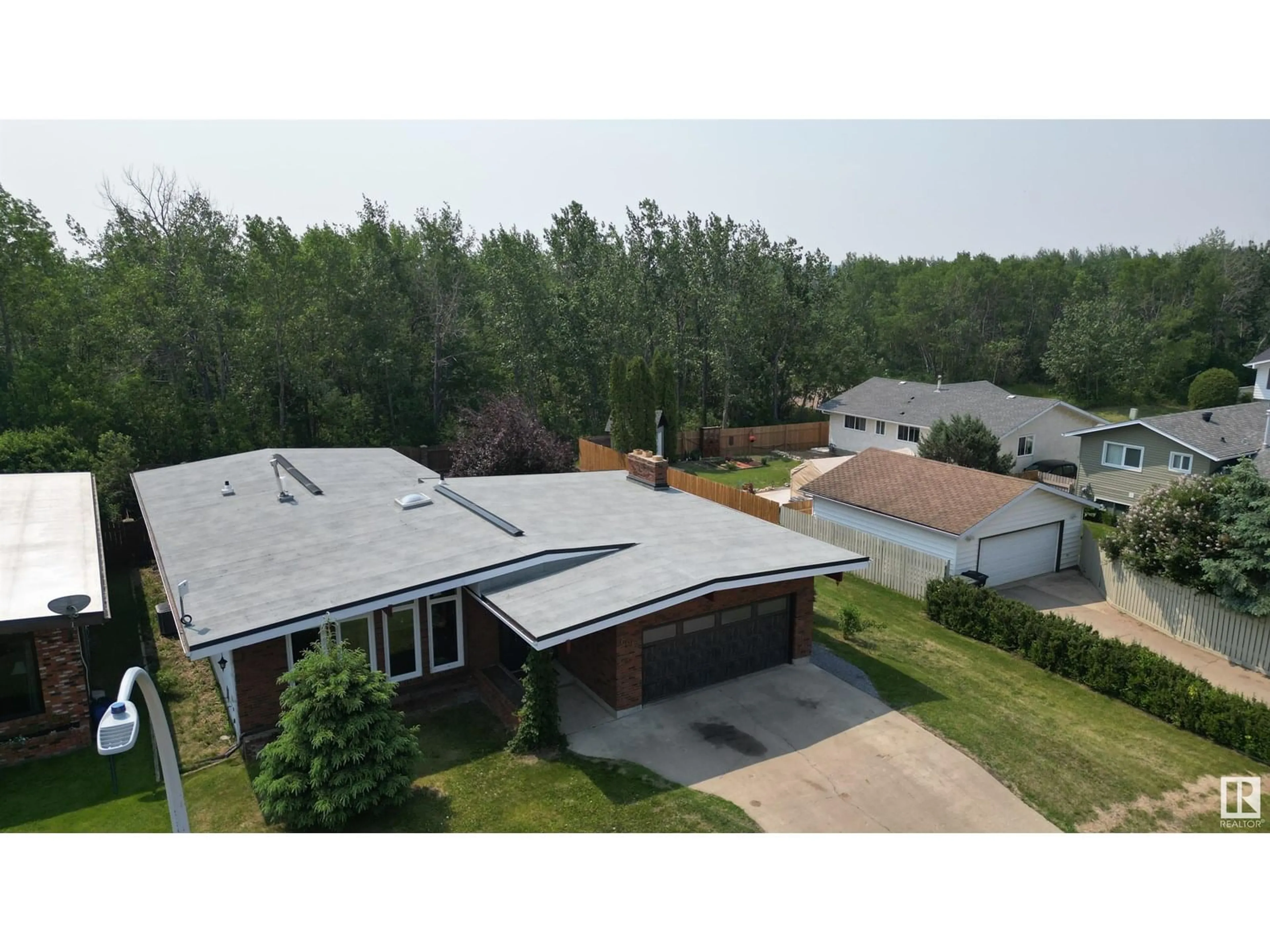 A pic from outside/outdoor area/front of a property/back of a property/a pic from drone, unknown for 6012 53 AV, Redwater Alberta T0A2W0