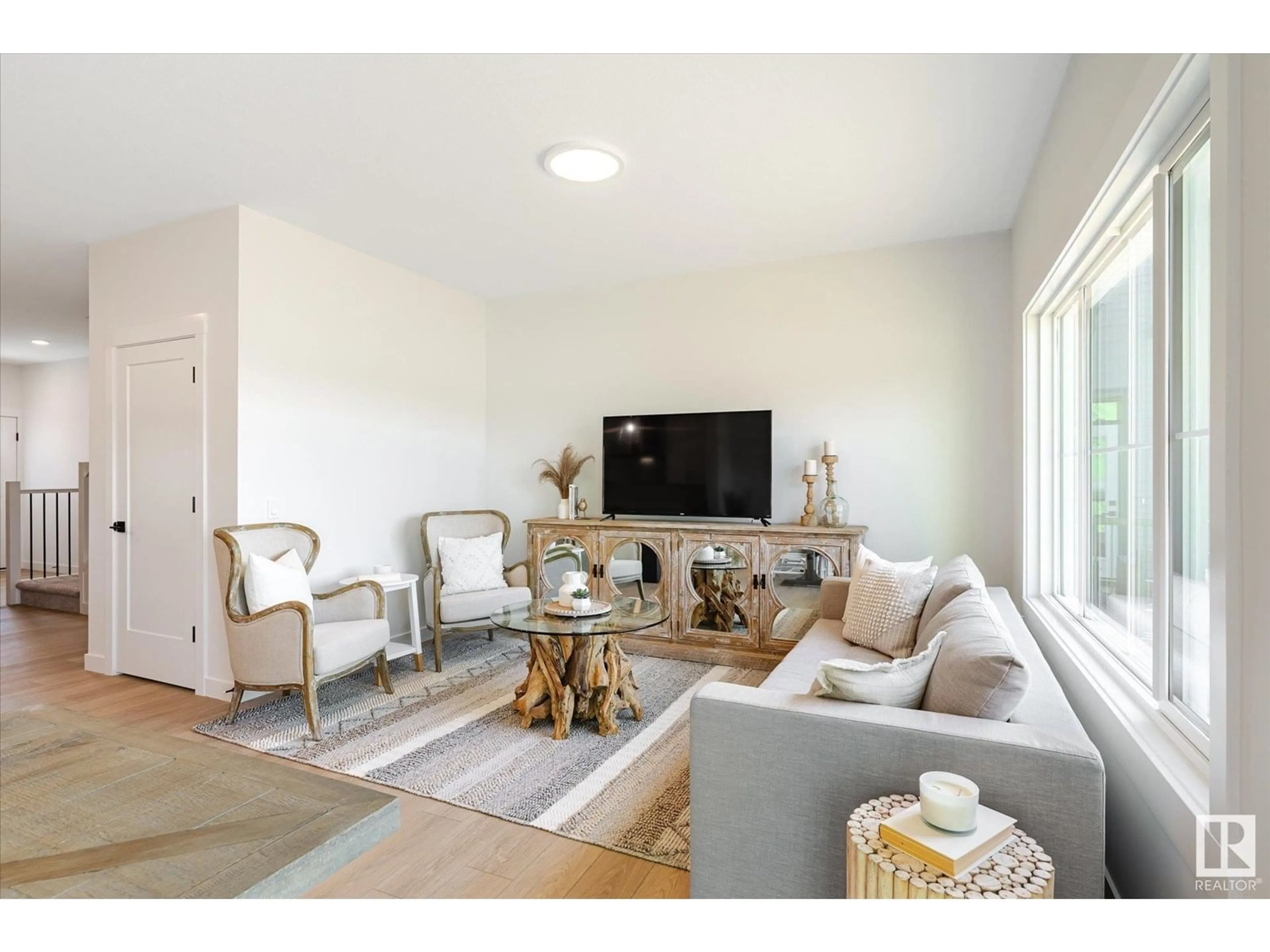Living room with furniture, unknown for NW - 22635 90 AV, Edmonton Alberta T5T7X1