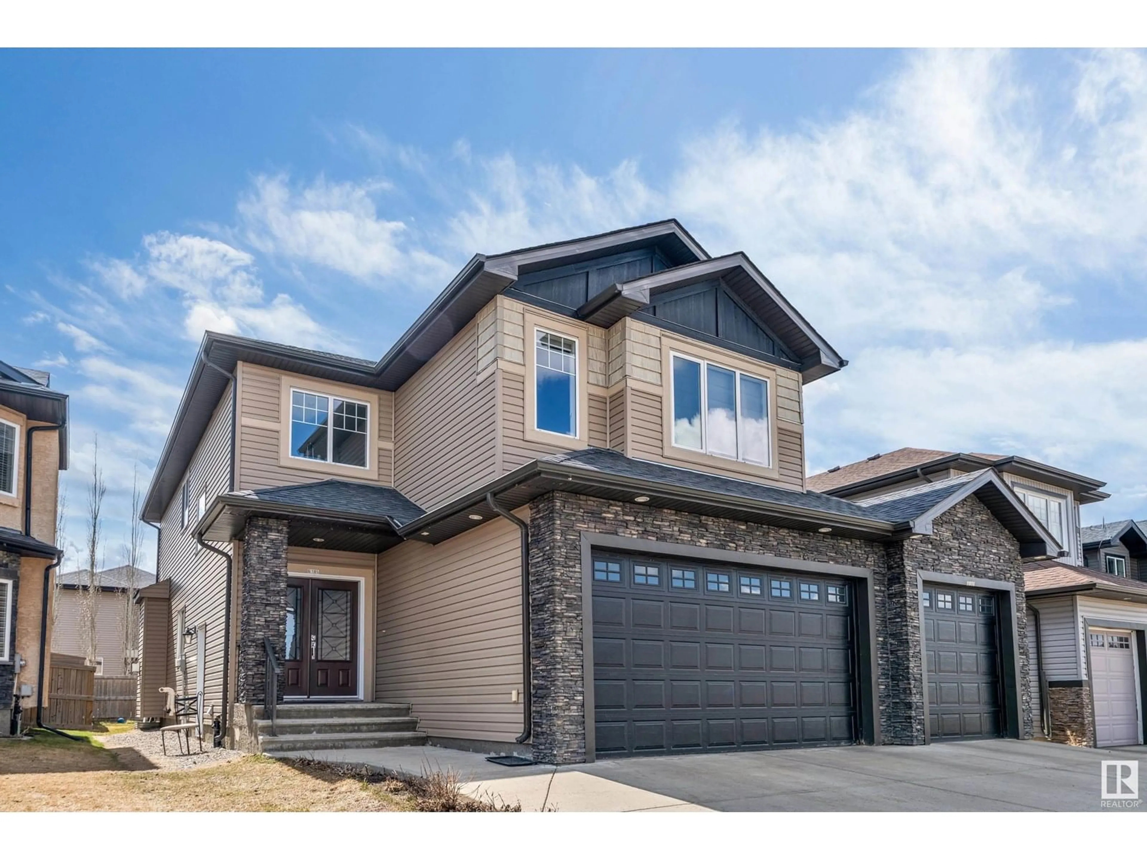 Home with brick exterior material, street for 6105 56 AV, Beaumont Alberta T4X0H3
