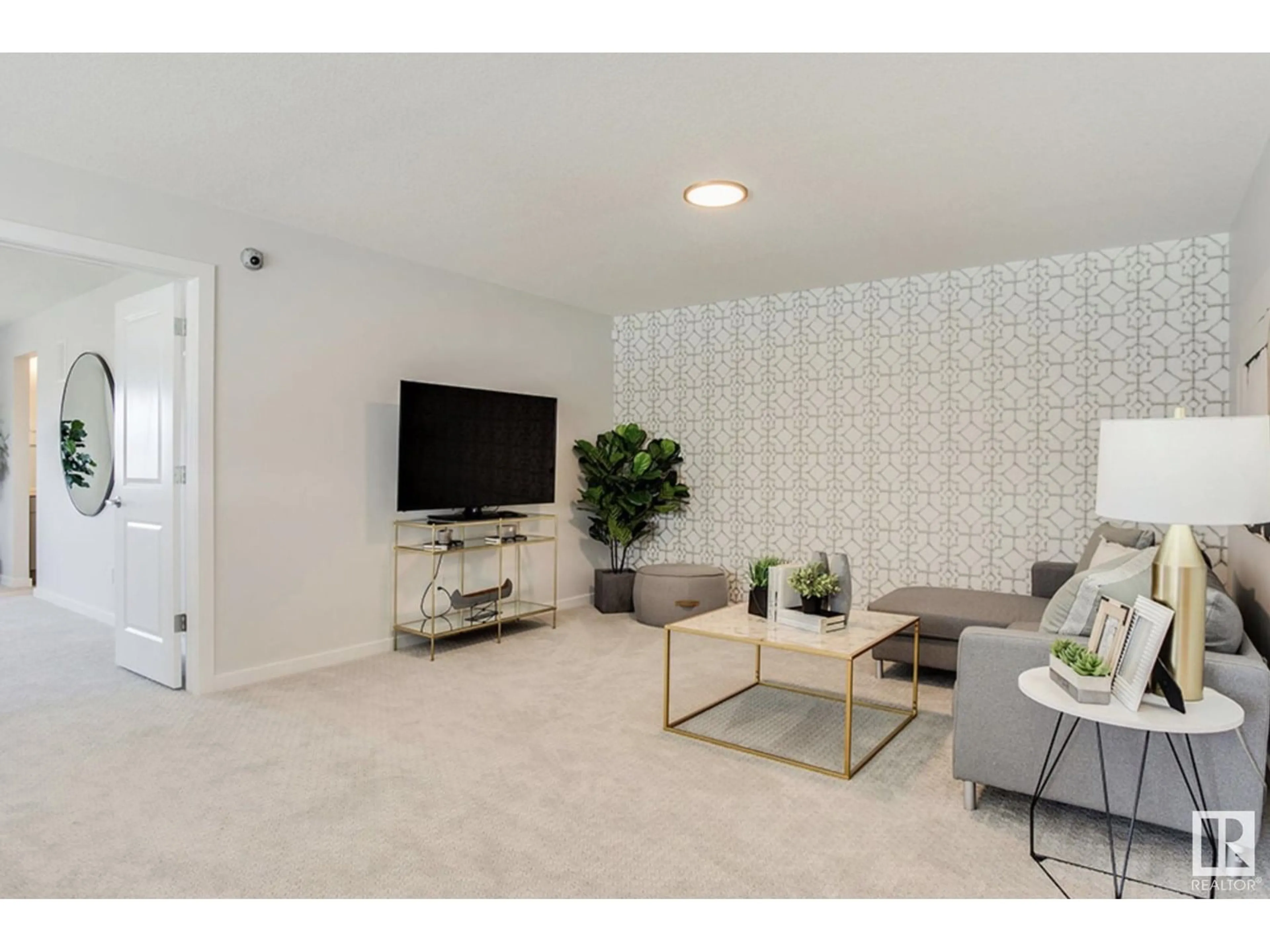 Living room with furniture, unknown for 5018 72 ST, Beaumont Alberta T4X3E6