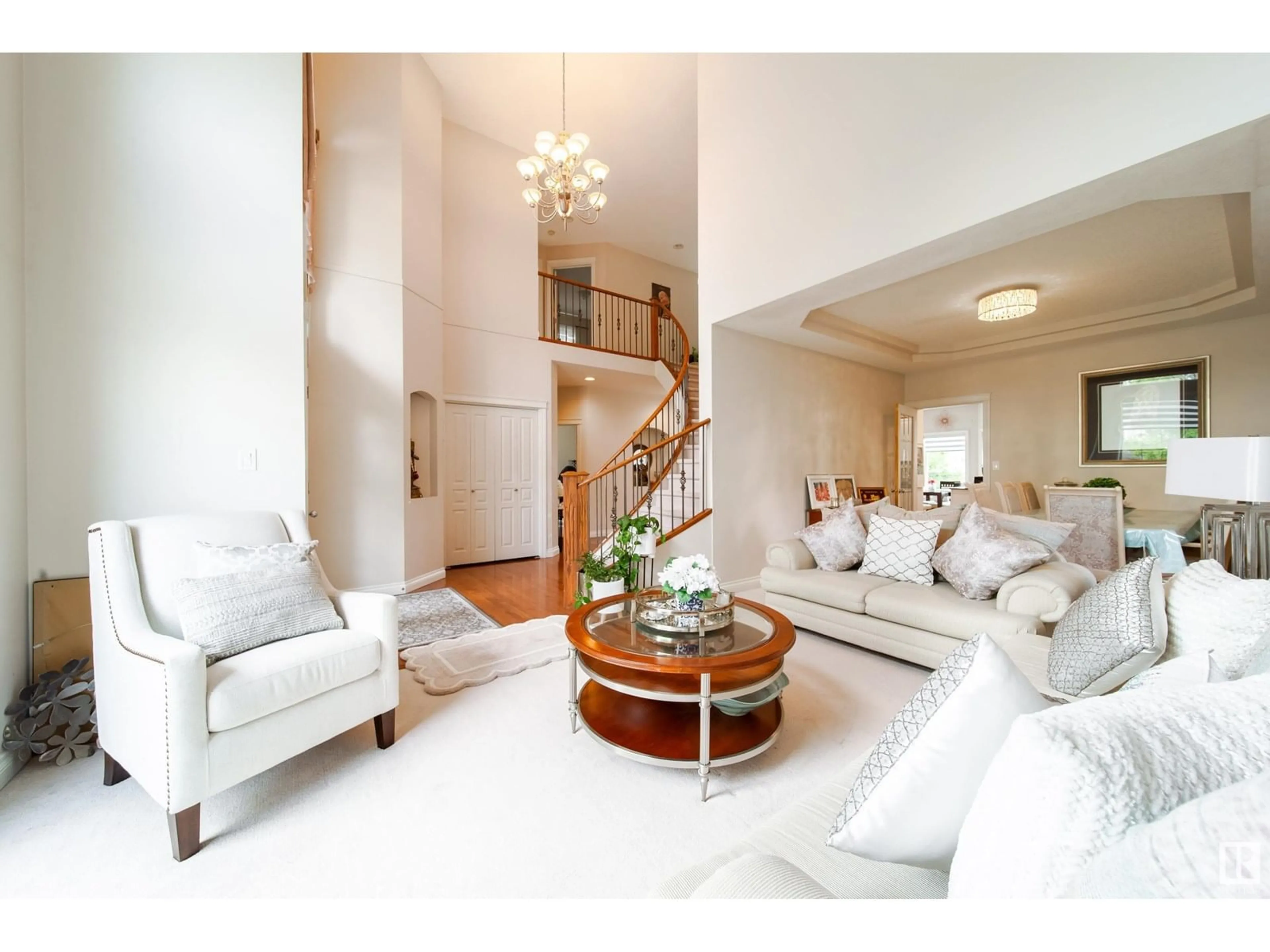Living room with furniture, unknown for 240 TORY CR, Edmonton Alberta T6R3A5