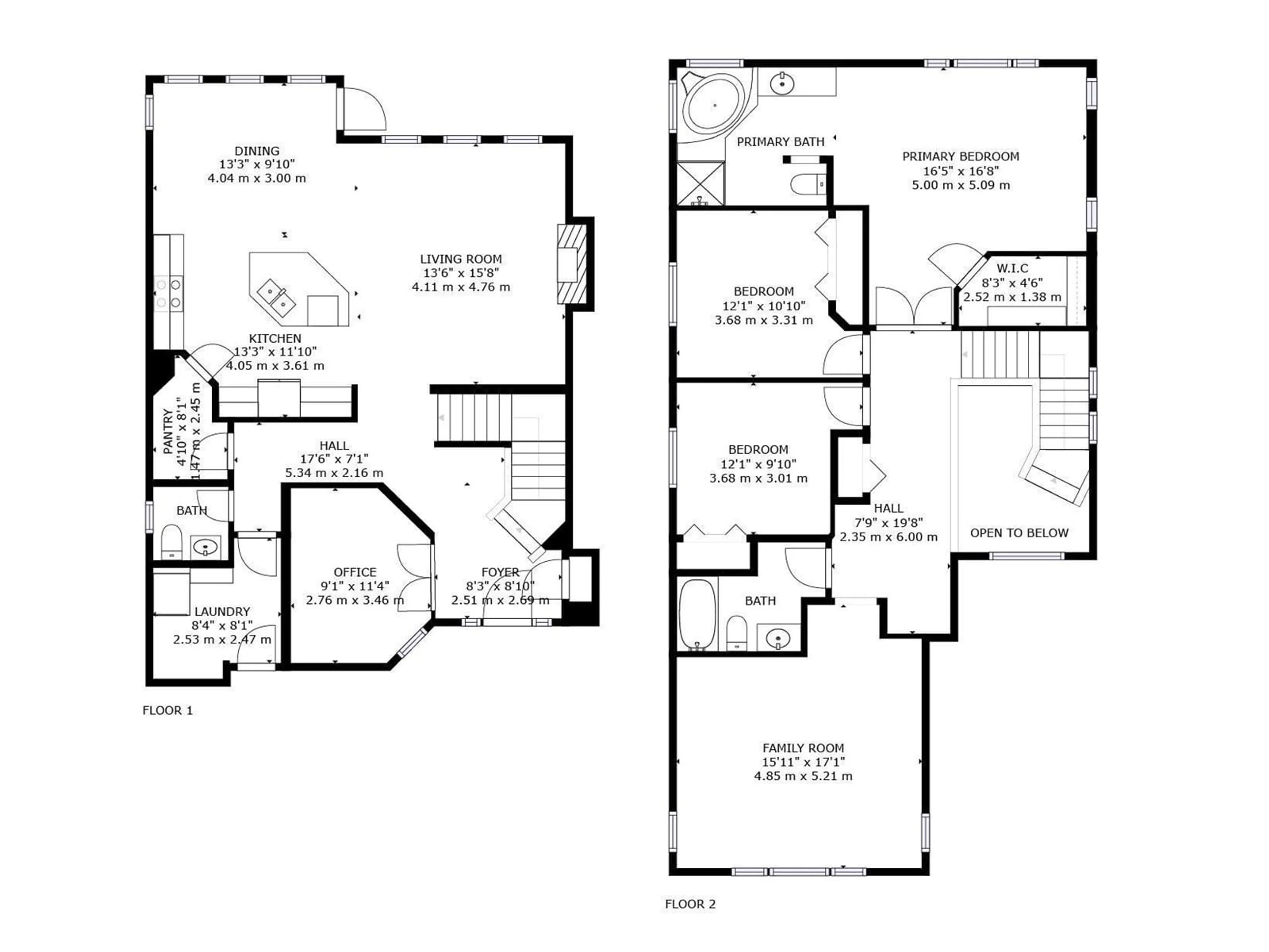 Floor plan for NW - 20316 46 AV, Edmonton Alberta T6M0A7