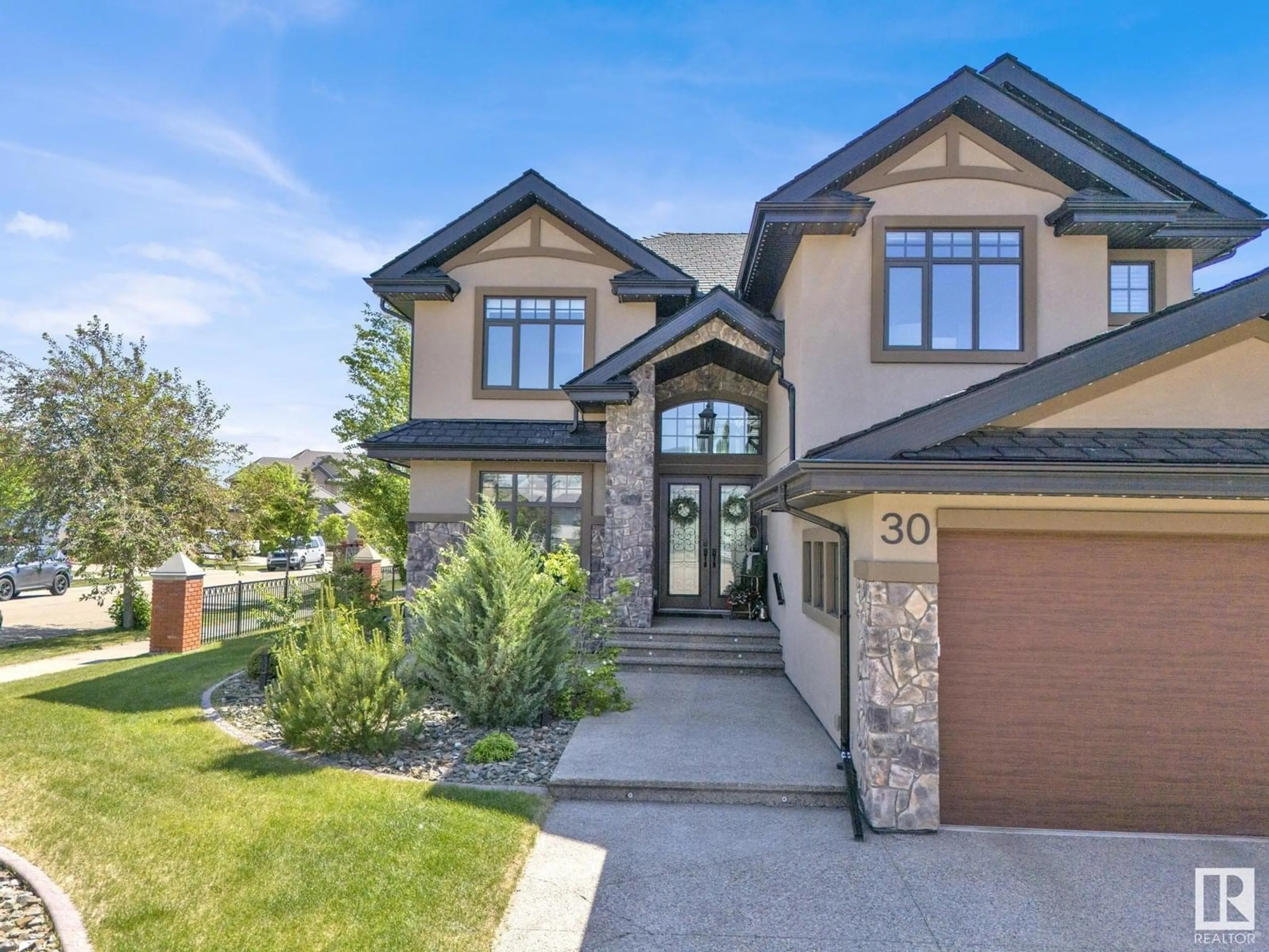 Home with brick exterior material, street for 30 KINGSMEADE CR, St. Albert Alberta T8N4C8