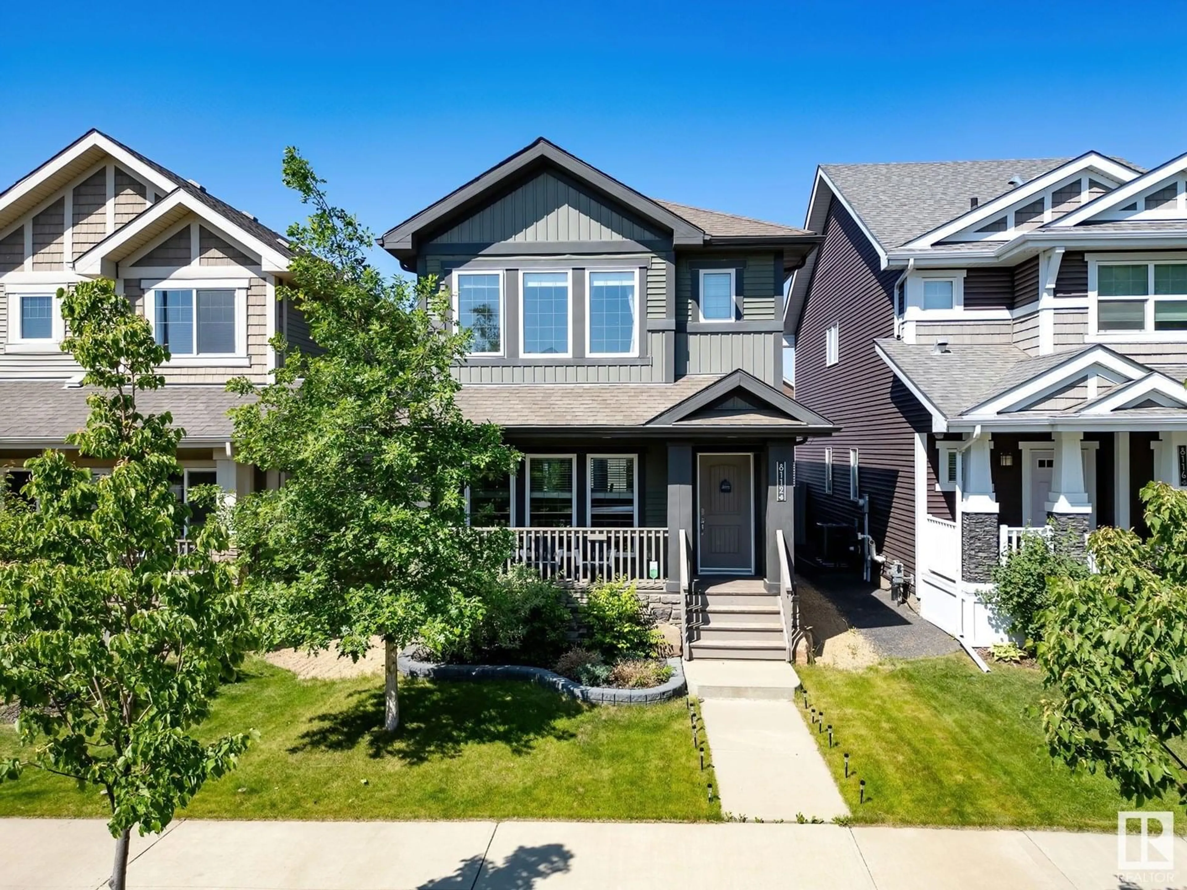 Home with vinyl exterior material, street for 8112 224 ST, Edmonton Alberta T5T7A4