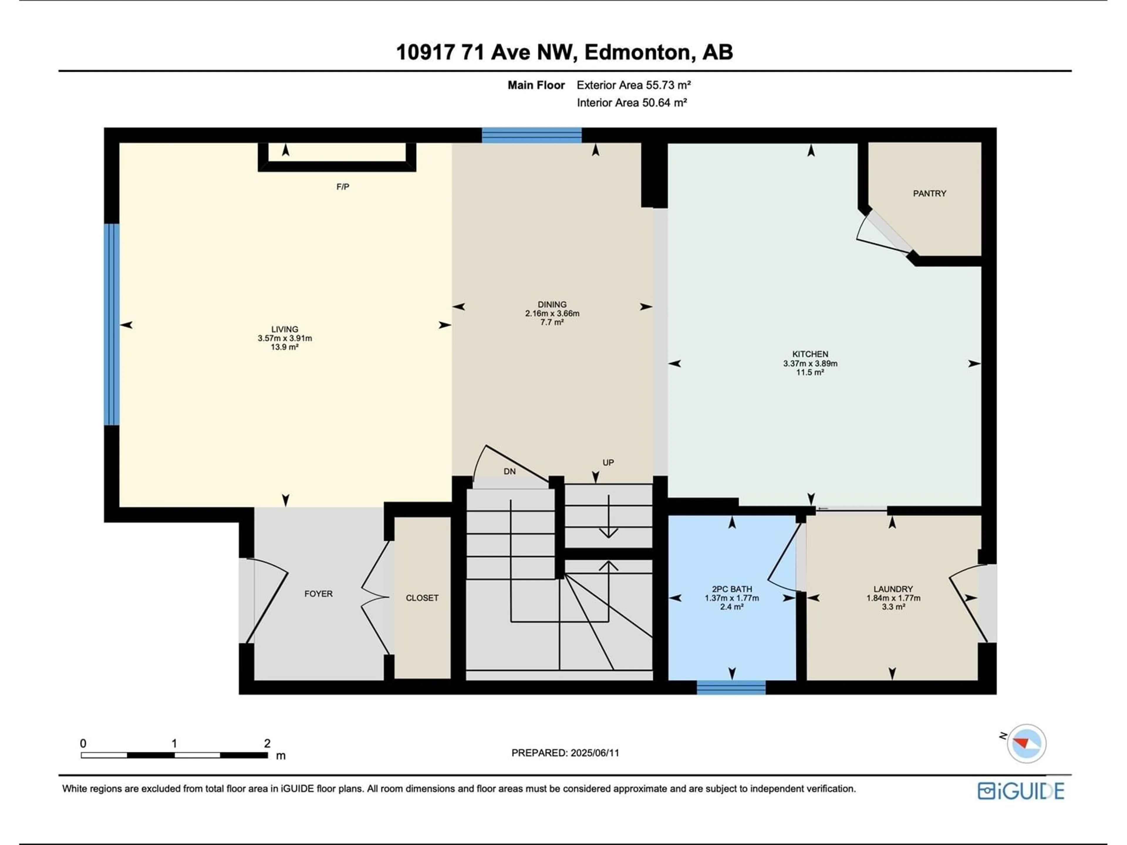 Floor plan for 10917 71 AVE, Edmonton Alberta T6G0A2