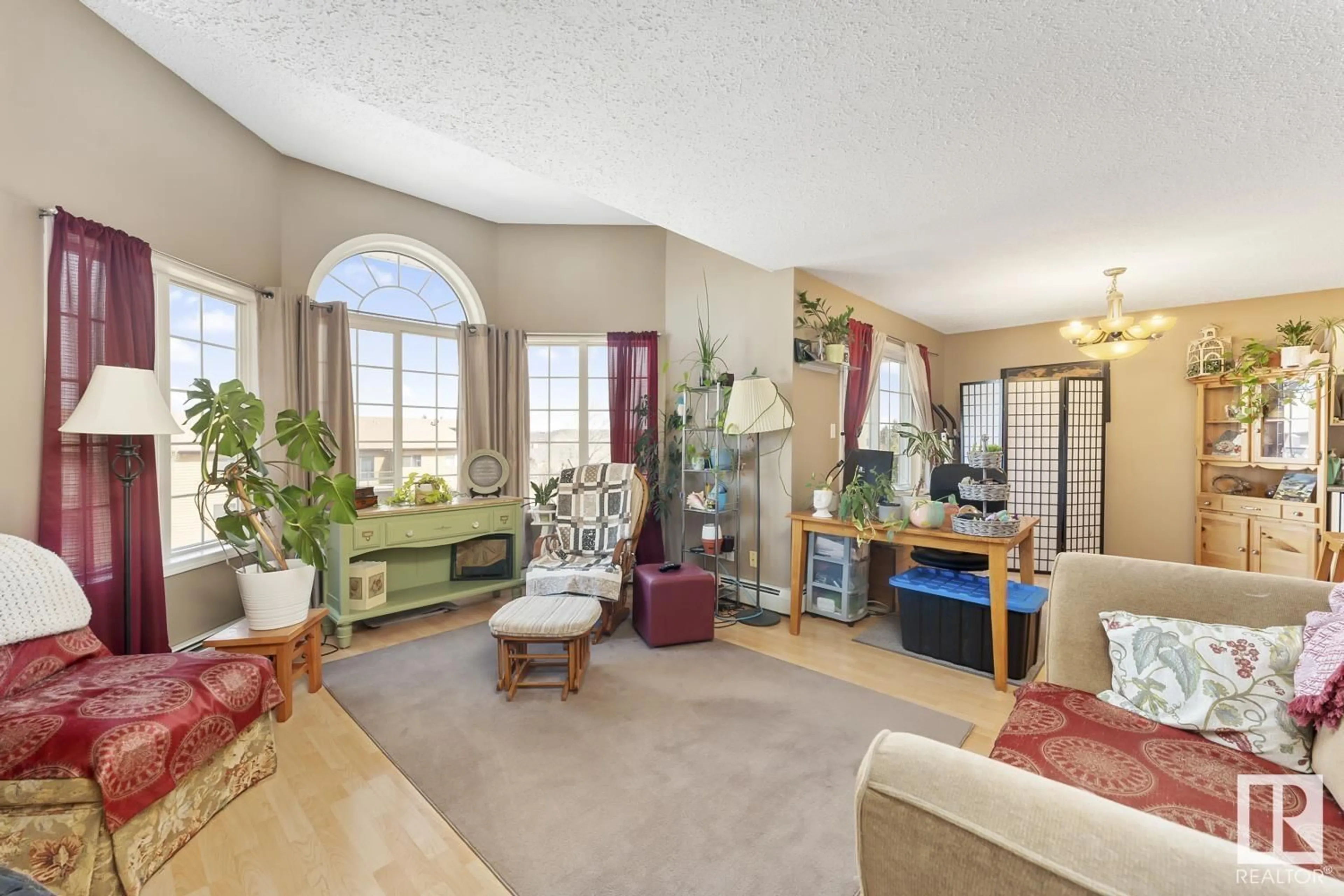 Living room with furniture, unknown for #7 - 4911 51 AV, Cold Lake Alberta T9M2B8