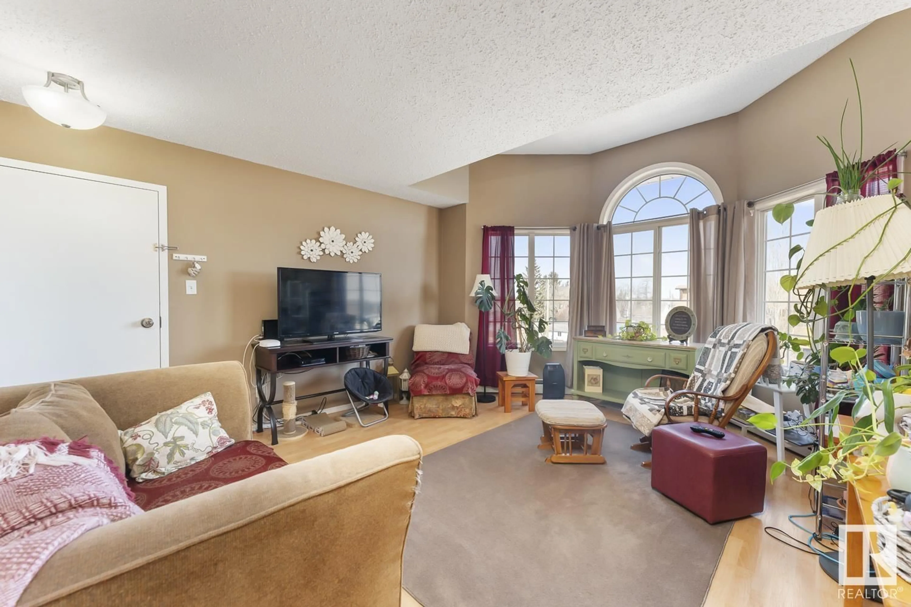 Living room with furniture, unknown for #7 - 4911 51 AV, Cold Lake Alberta T9M2B8