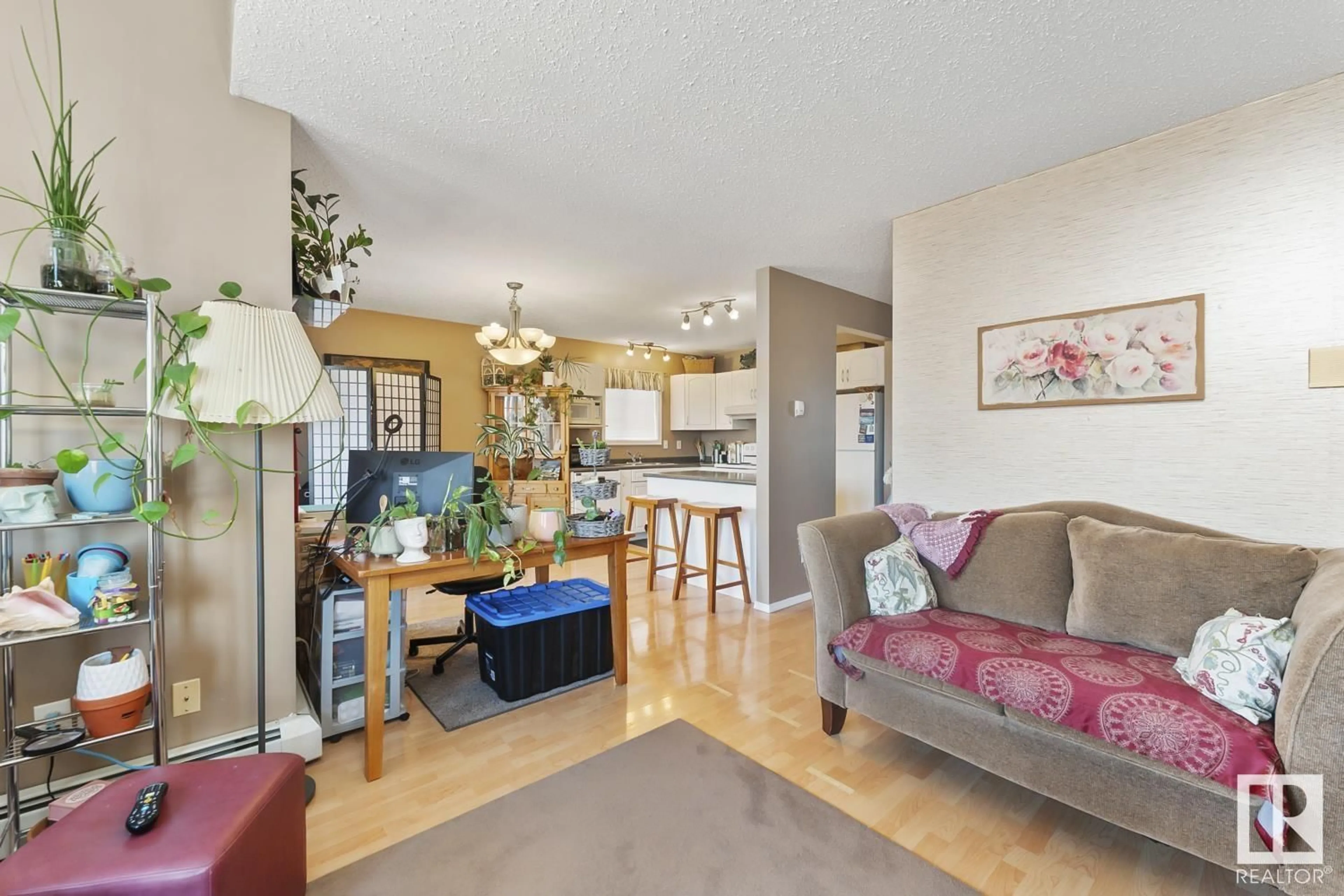 Living room with furniture, unknown for #7 - 4911 51 AV, Cold Lake Alberta T9M2B8