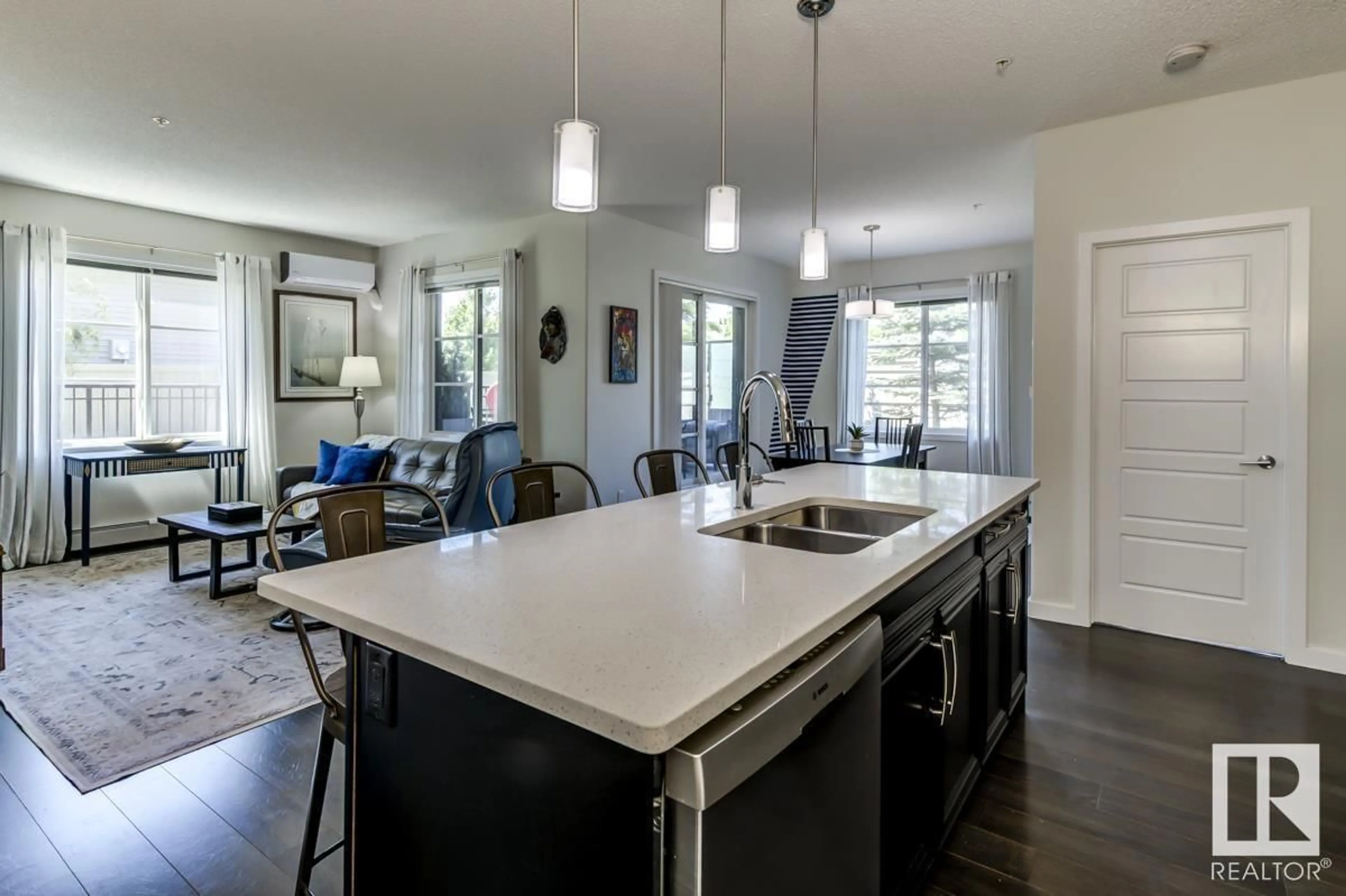 Open concept kitchen, unknown for #111 - 1144 ADAMSON DR, Edmonton Alberta T6W2X7