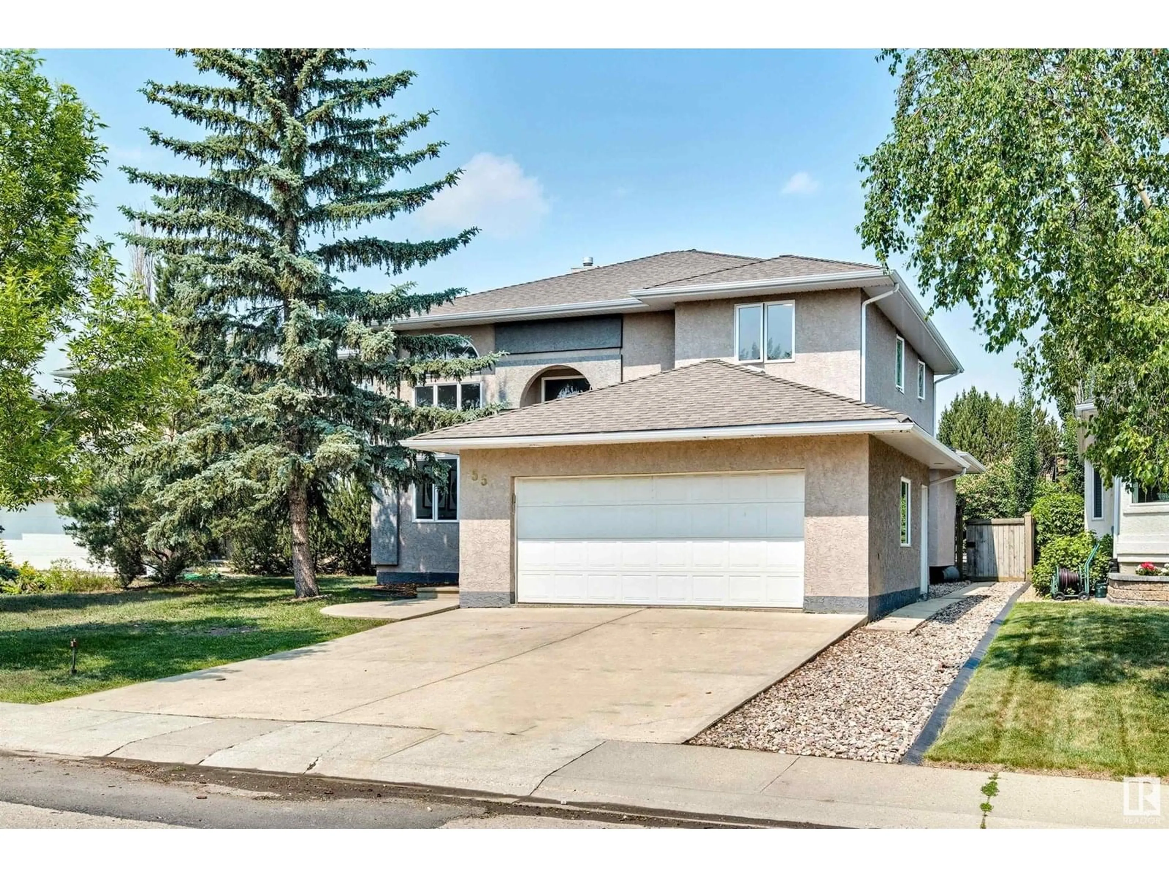 Home with vinyl exterior material, street for 554 BUTTERWORTH WY, Edmonton Alberta T6R2N4