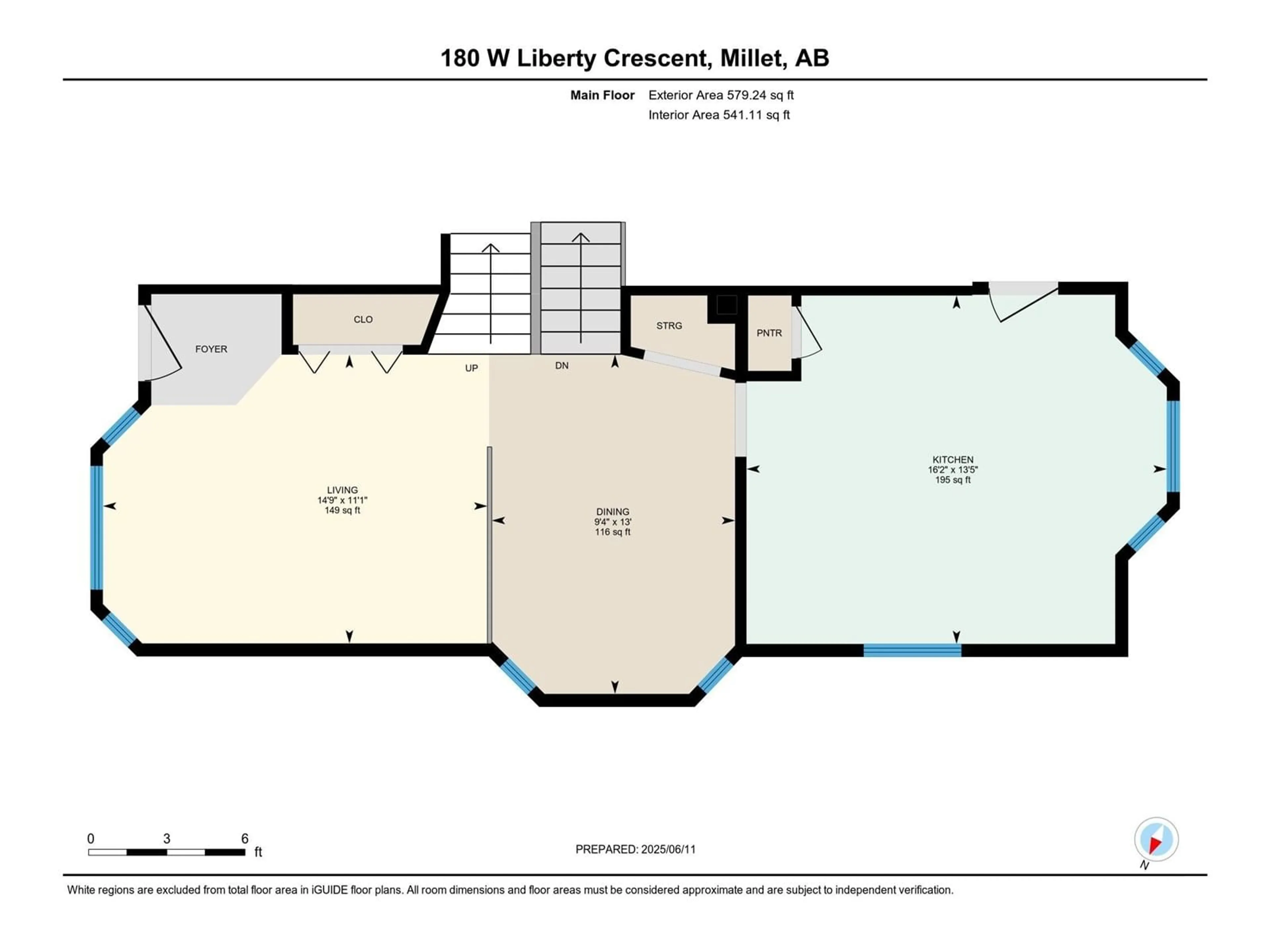 Floor plan for 180 WEST LIBERTY CR, Millet Alberta T0C1Z0