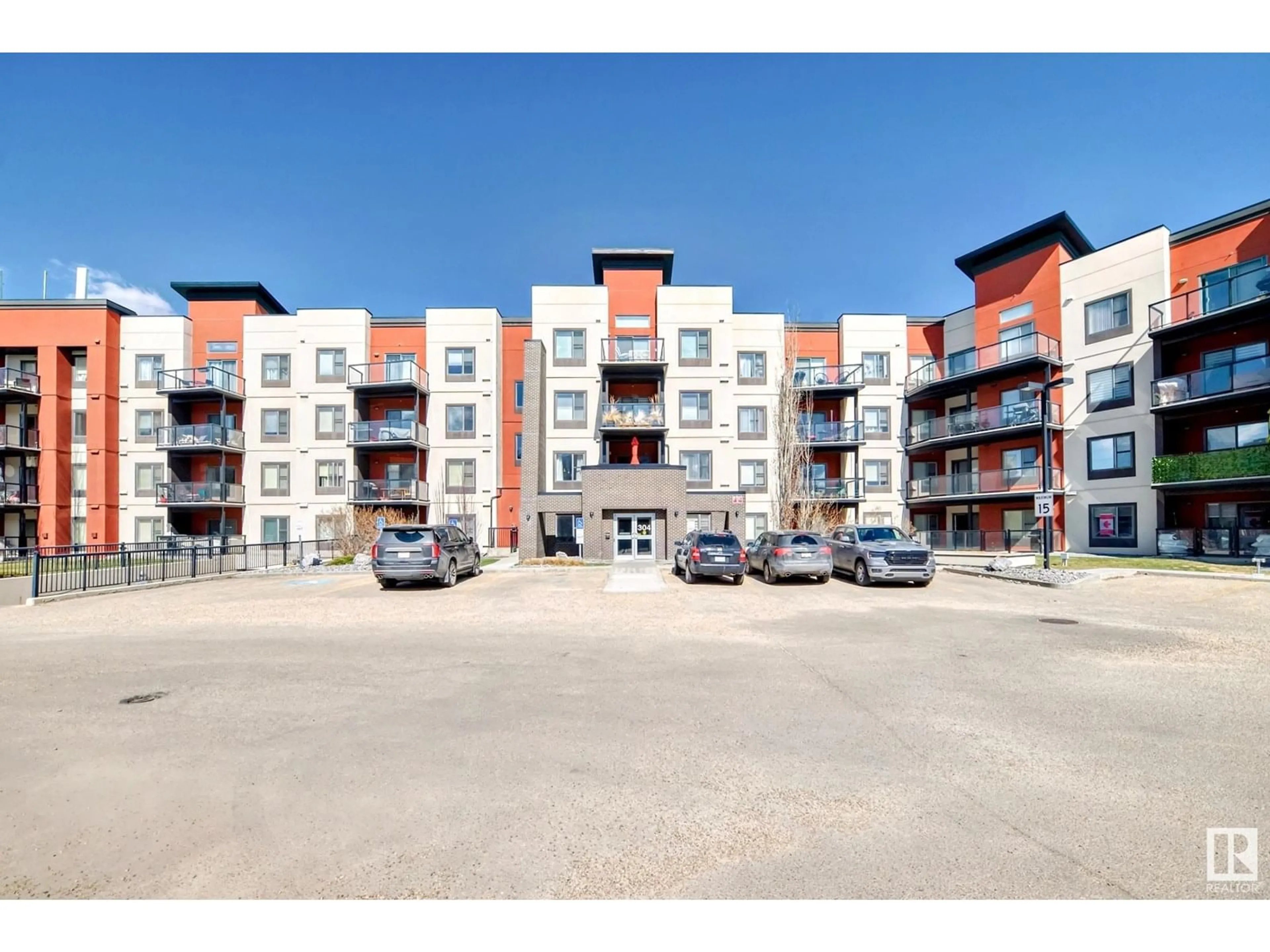 A pic from outside/outdoor area/front of a property/back of a property/a pic from drone, building for 216 - 304 AMBLESIDE LINK LI, Edmonton Alberta T6W0V2