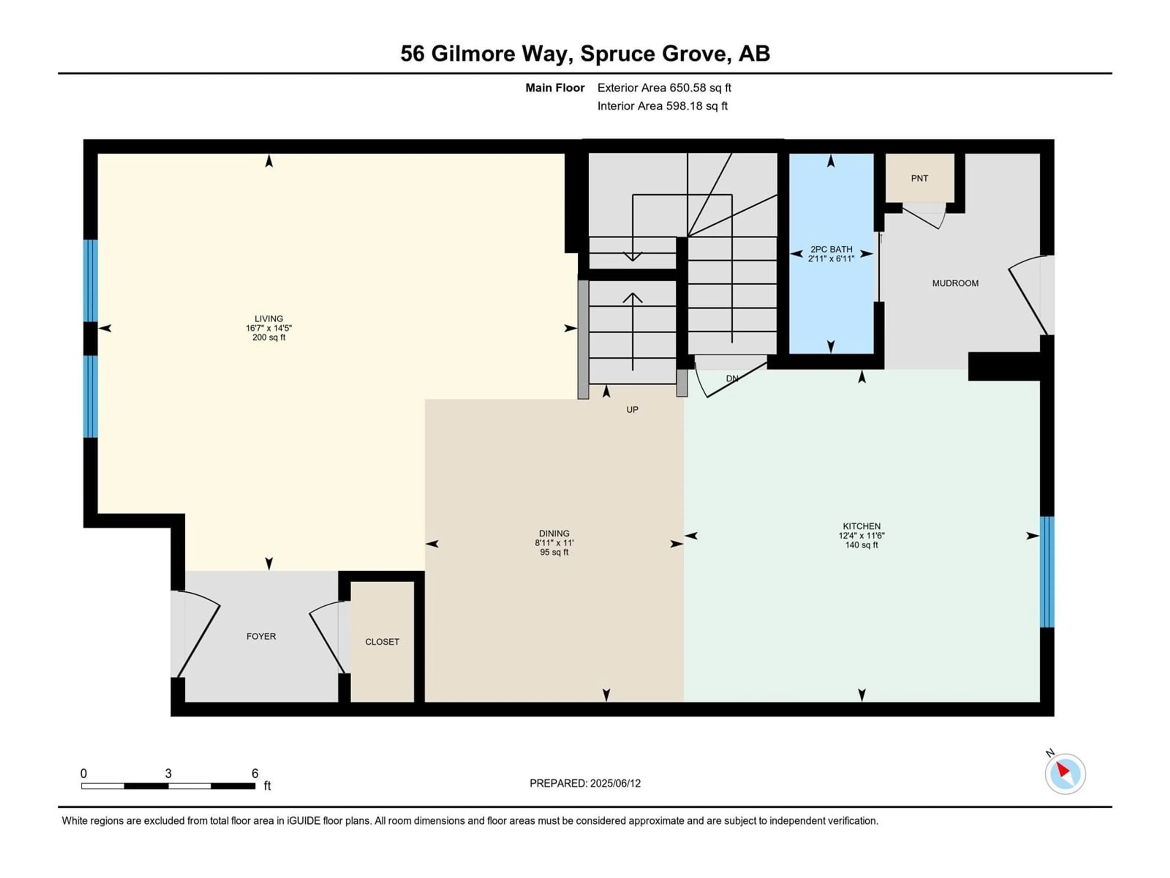 Floor plan for 56 GILMORE WY, Spruce Grove Alberta T7X0A7