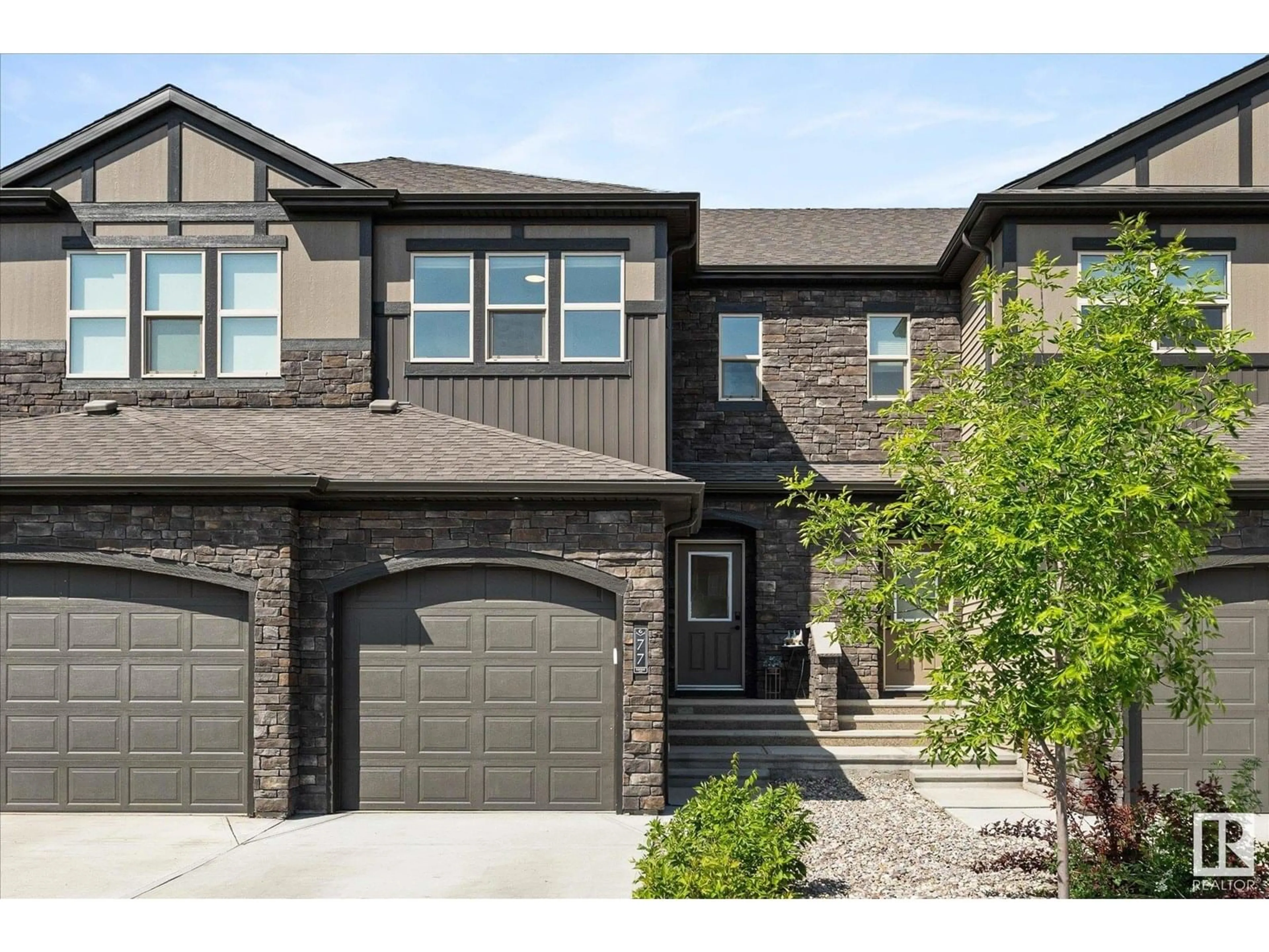 Home with brick exterior material, street for 77 GARNEAU GA, Spruce Grove Alberta T7X0Z7