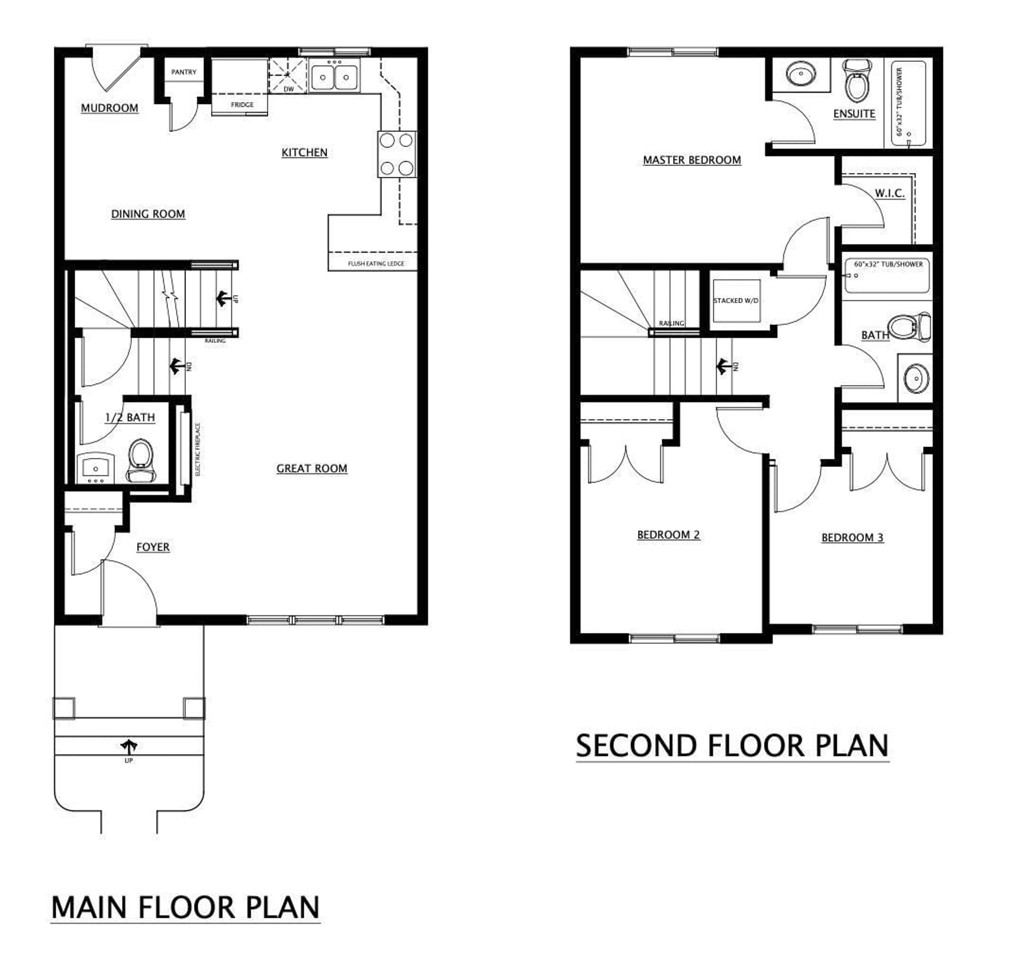 Floor plan for 19 ETON LI, Spruce Grove Alberta T7X4B7