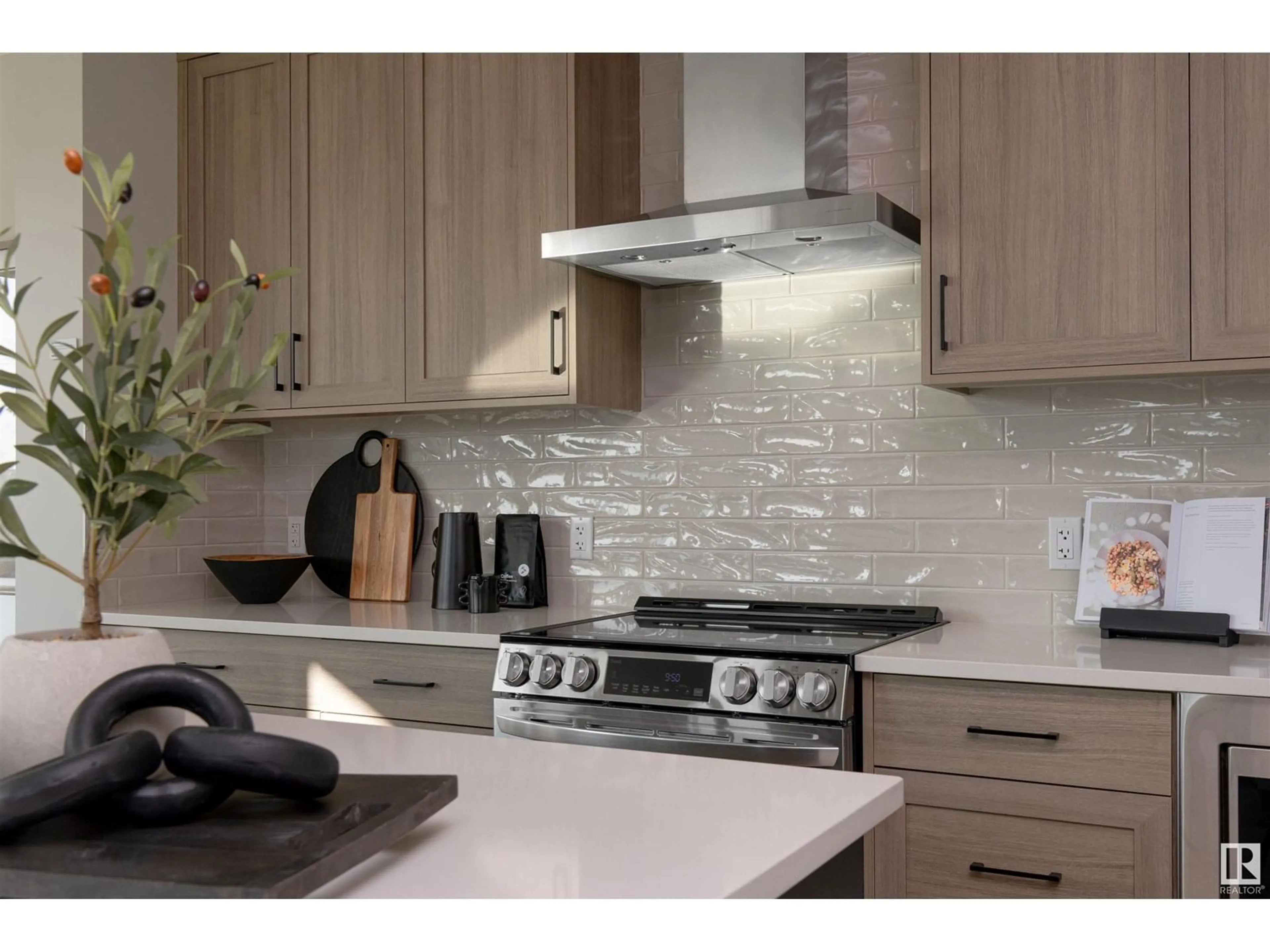Contemporary kitchen, ceramic/tile floor for 2357 EGRET WY, Edmonton Alberta T6M3G8