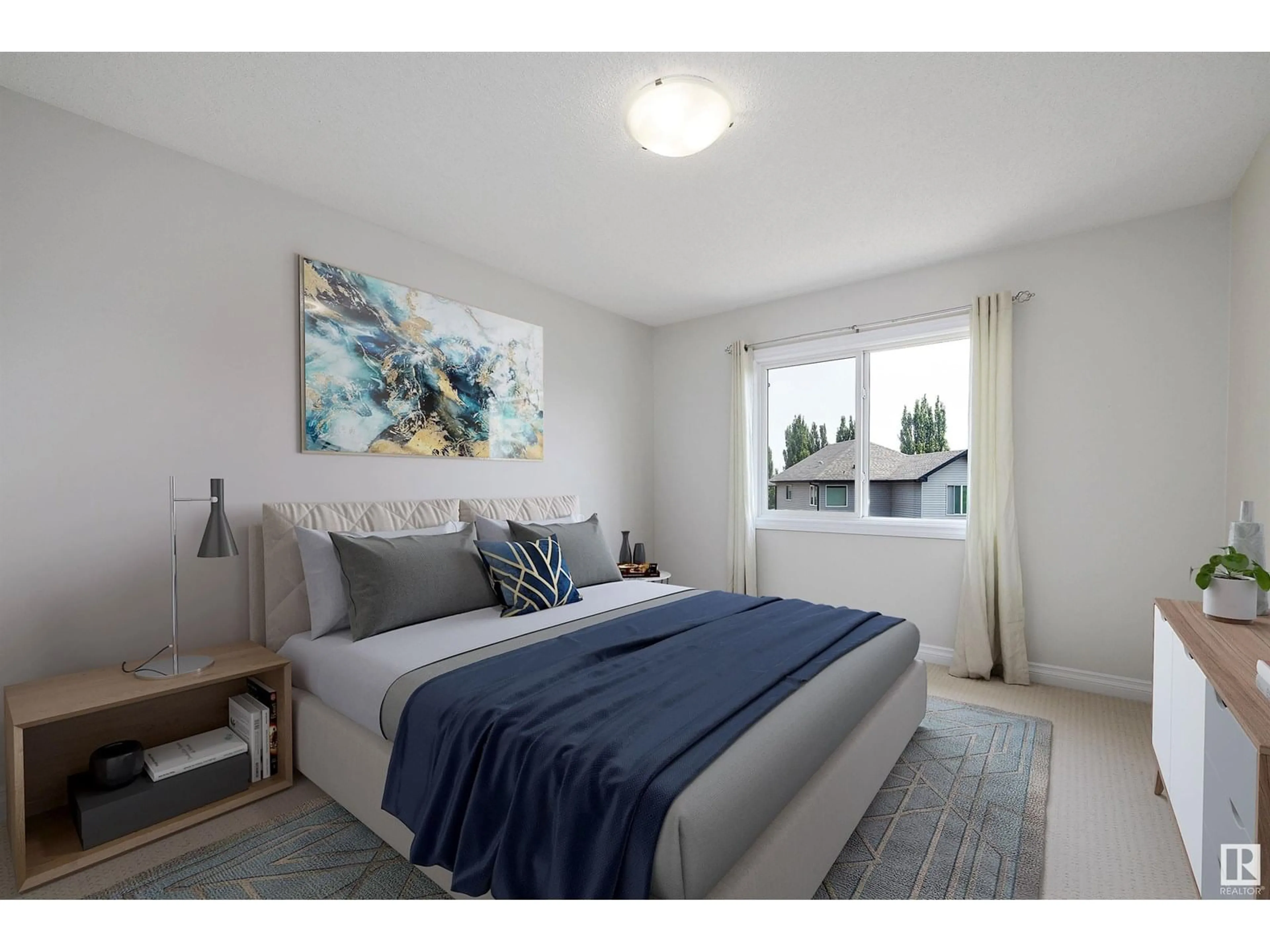Bedroom with bed, unknown for 24 HAMILTON, Spruce Grove Alberta T7X0K4