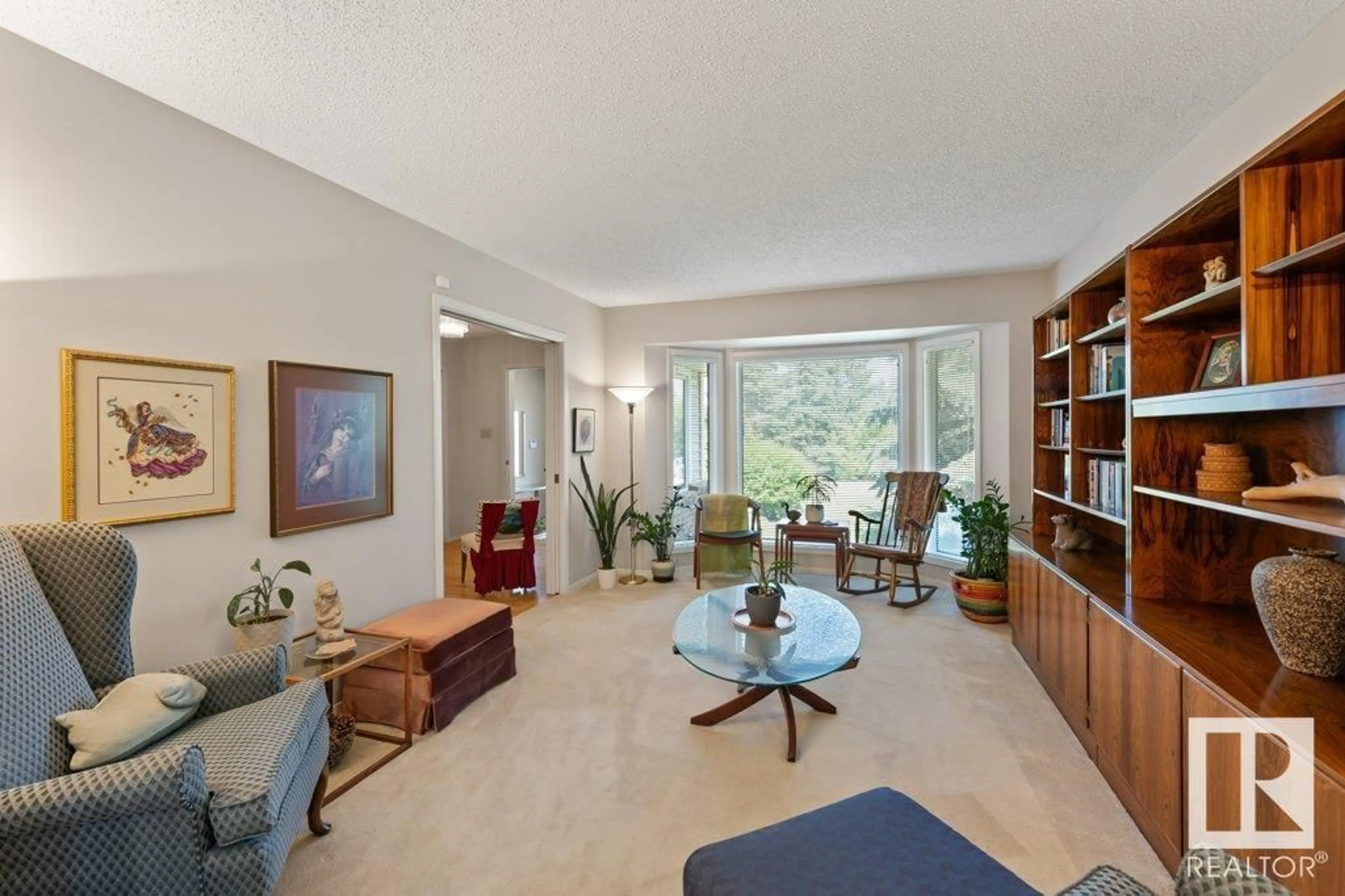 Living room with furniture, unknown for 266 OMAND DR, Edmonton Alberta T6R1K8