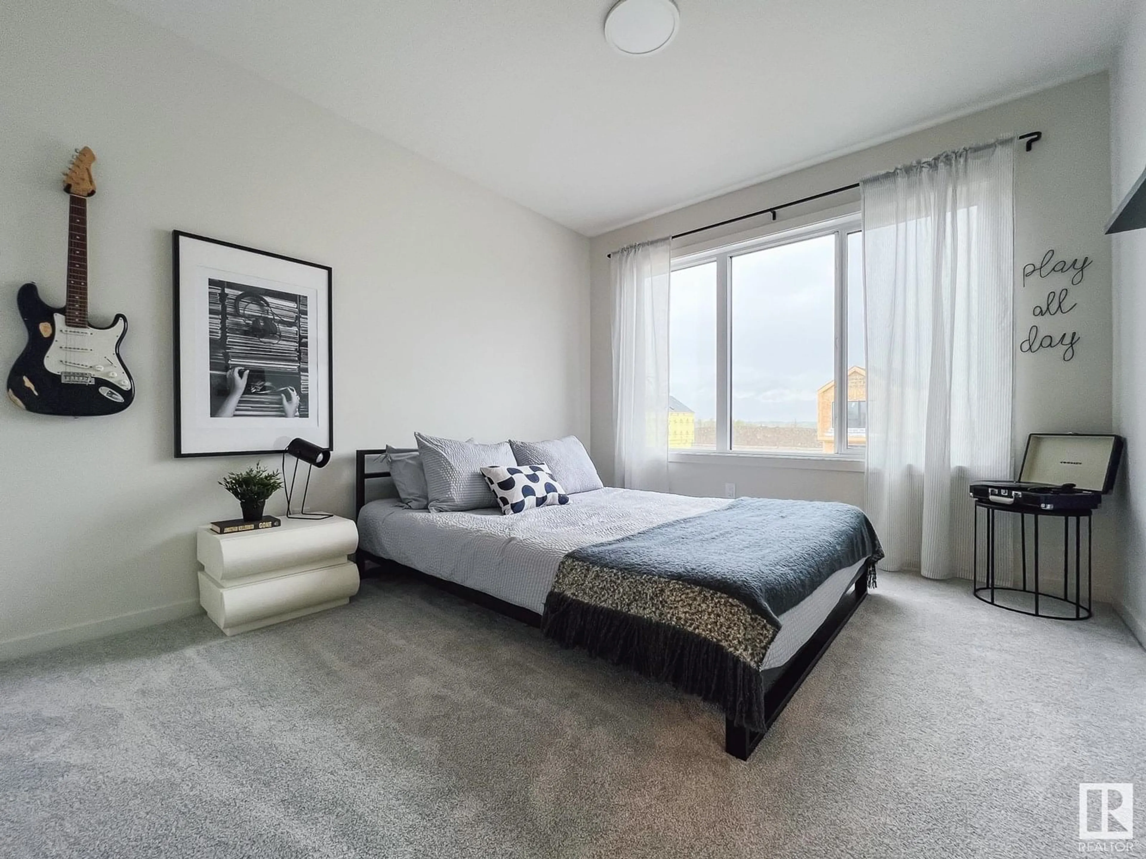 Bedroom with bed, carpet floor for 282 RANCHER RD, Ardrossan Alberta T8E0B6