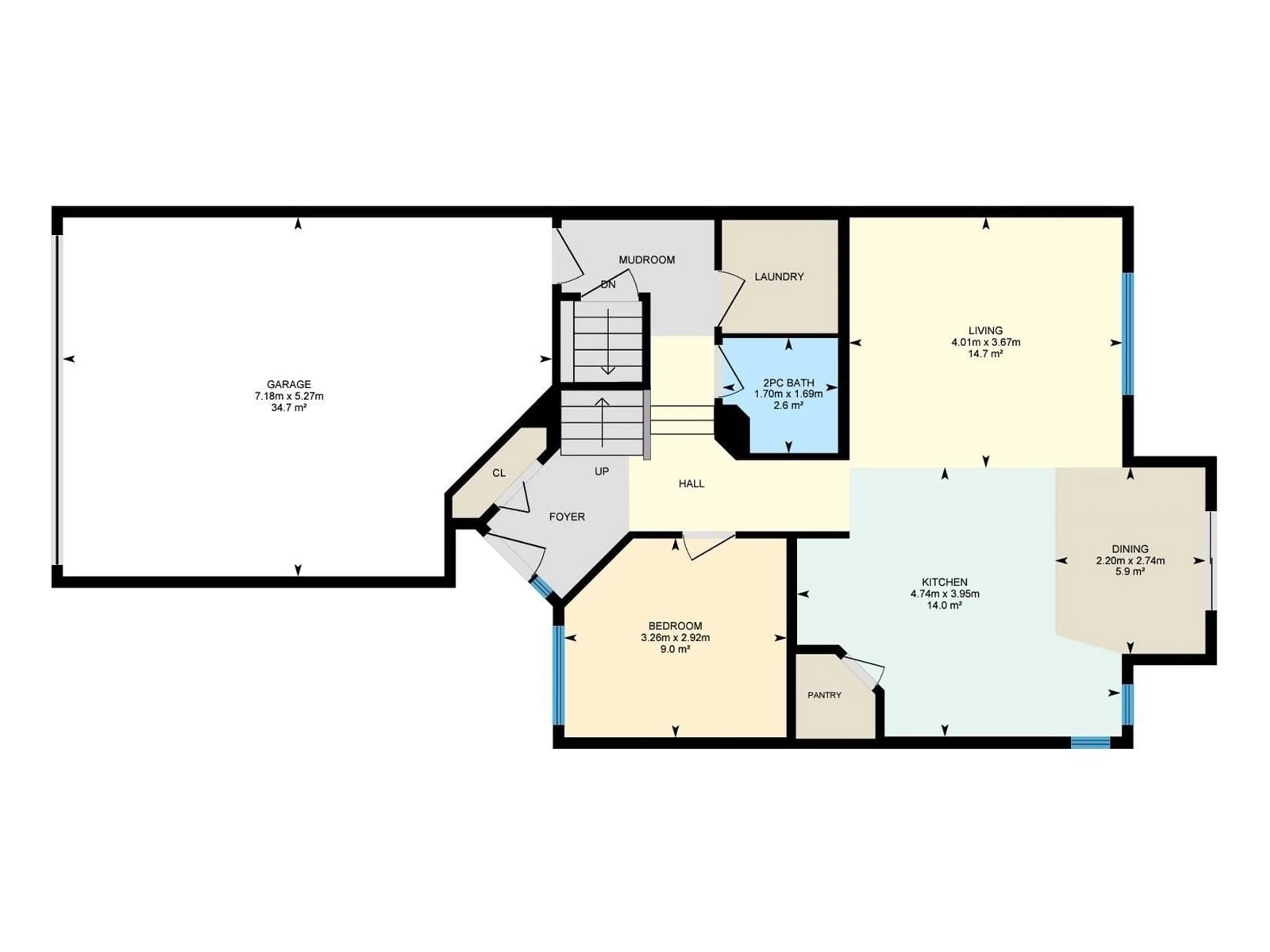 Floor plan for NW - 13554 141A AV, Edmonton Alberta T6V1W5