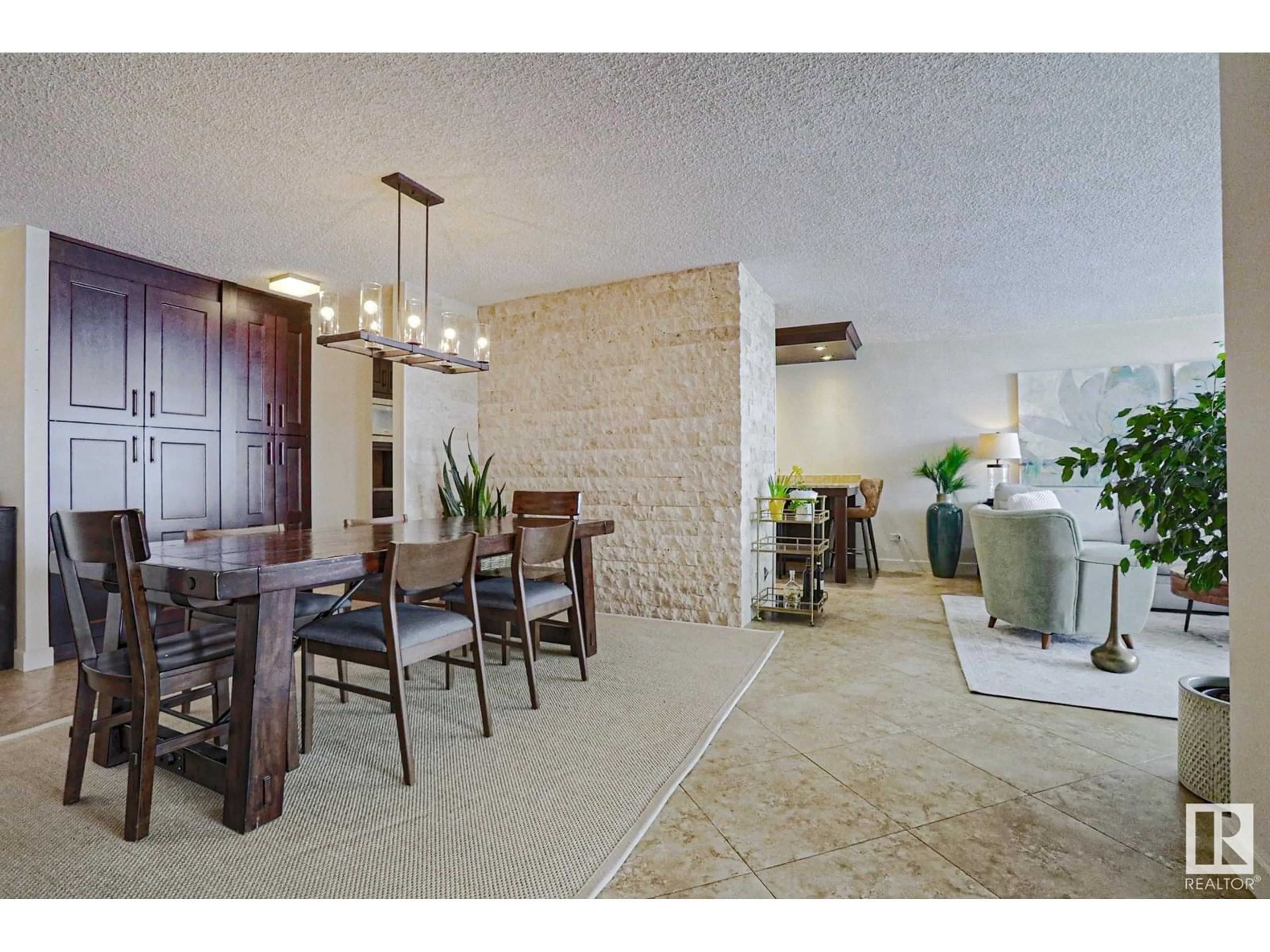 Dining room, ceramic/tile floor for #702 - 9923 103 ST NW, Edmonton Alberta T5K2J3