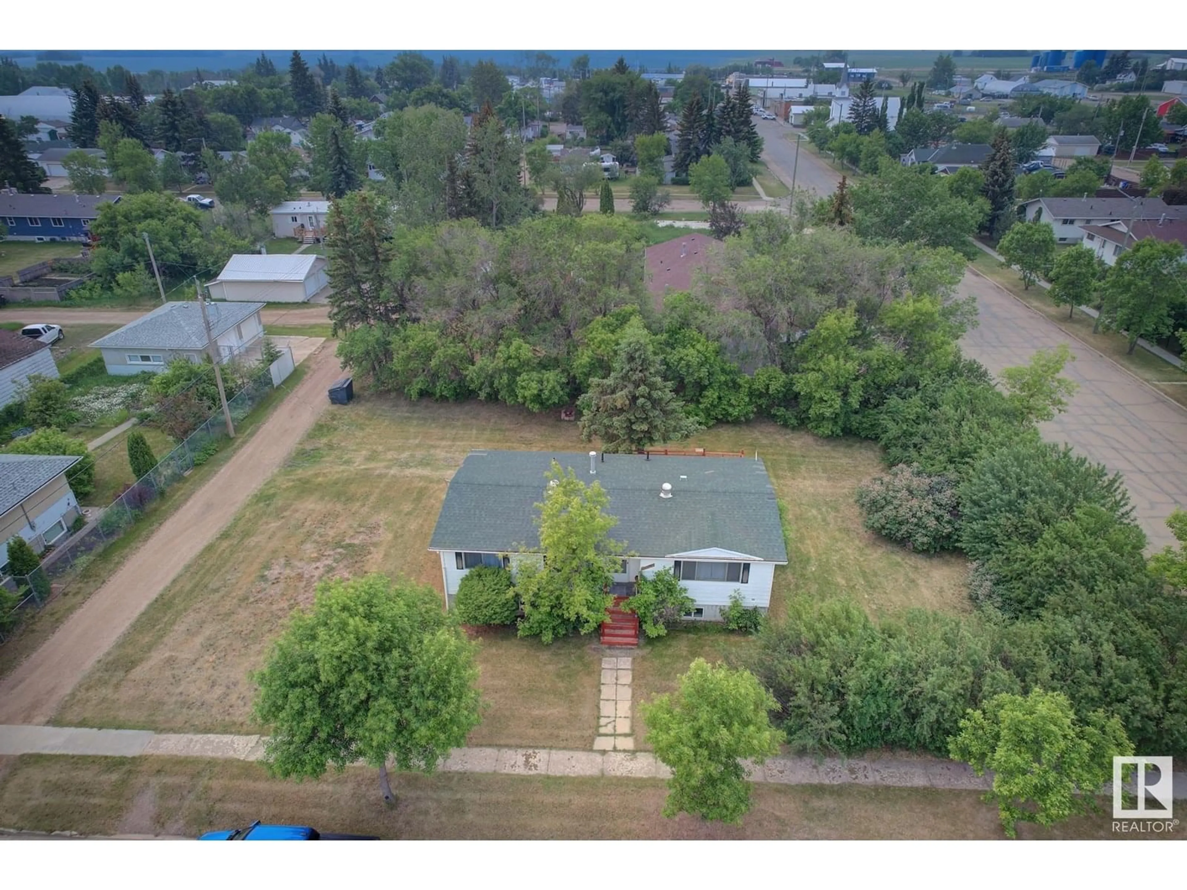 A pic from outside/outdoor area/front of a property/back of a property/a pic from drone, street for 5323 50 ST, Ryley Alberta T0B4C0