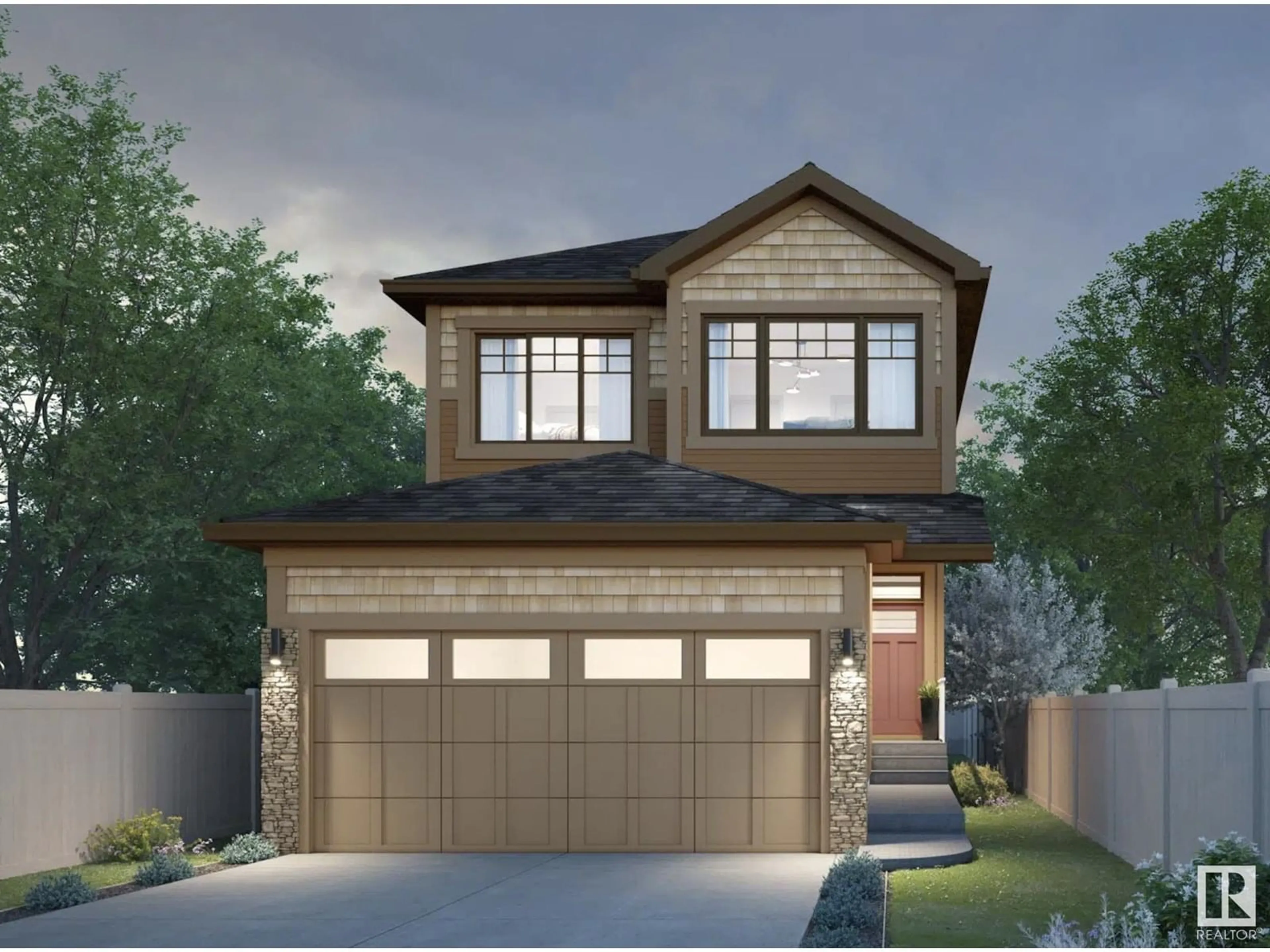 Home with brick exterior material, street for NW - 8219 227 ST, Edmonton Alberta T5T4N5