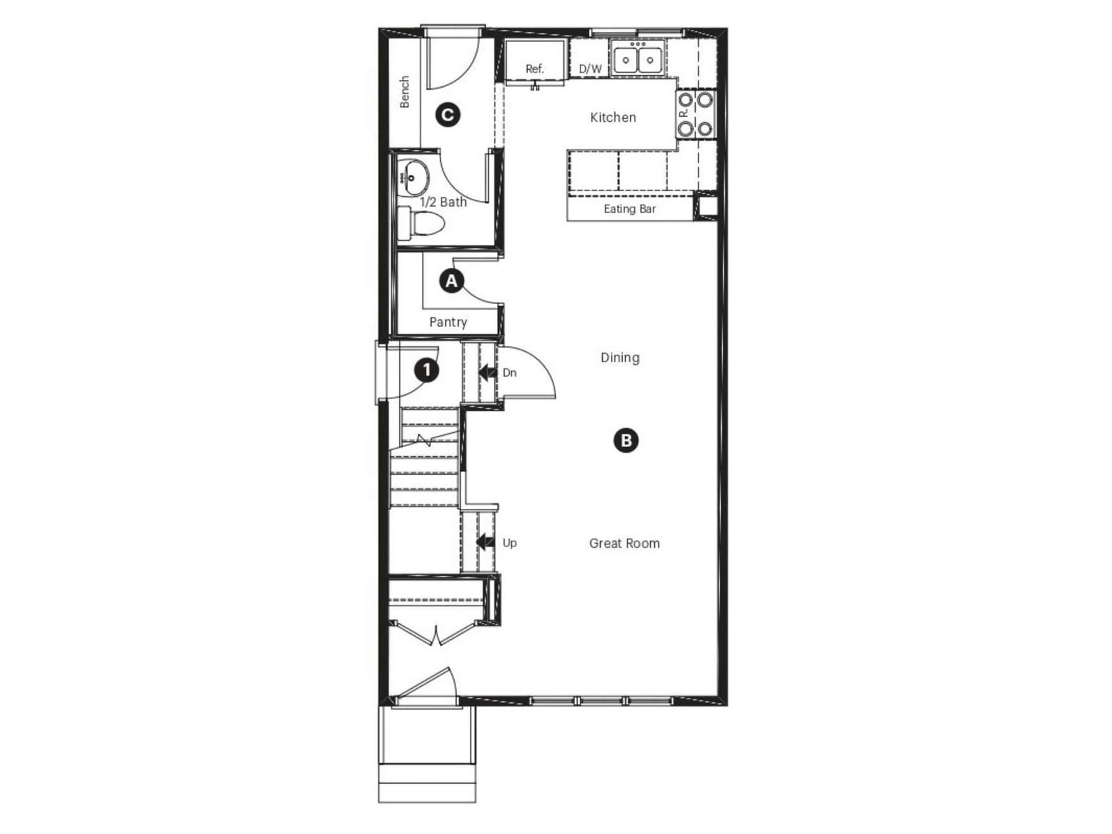 Floor plan for 6249 175A AV, Edmonton Alberta T5Y4A5