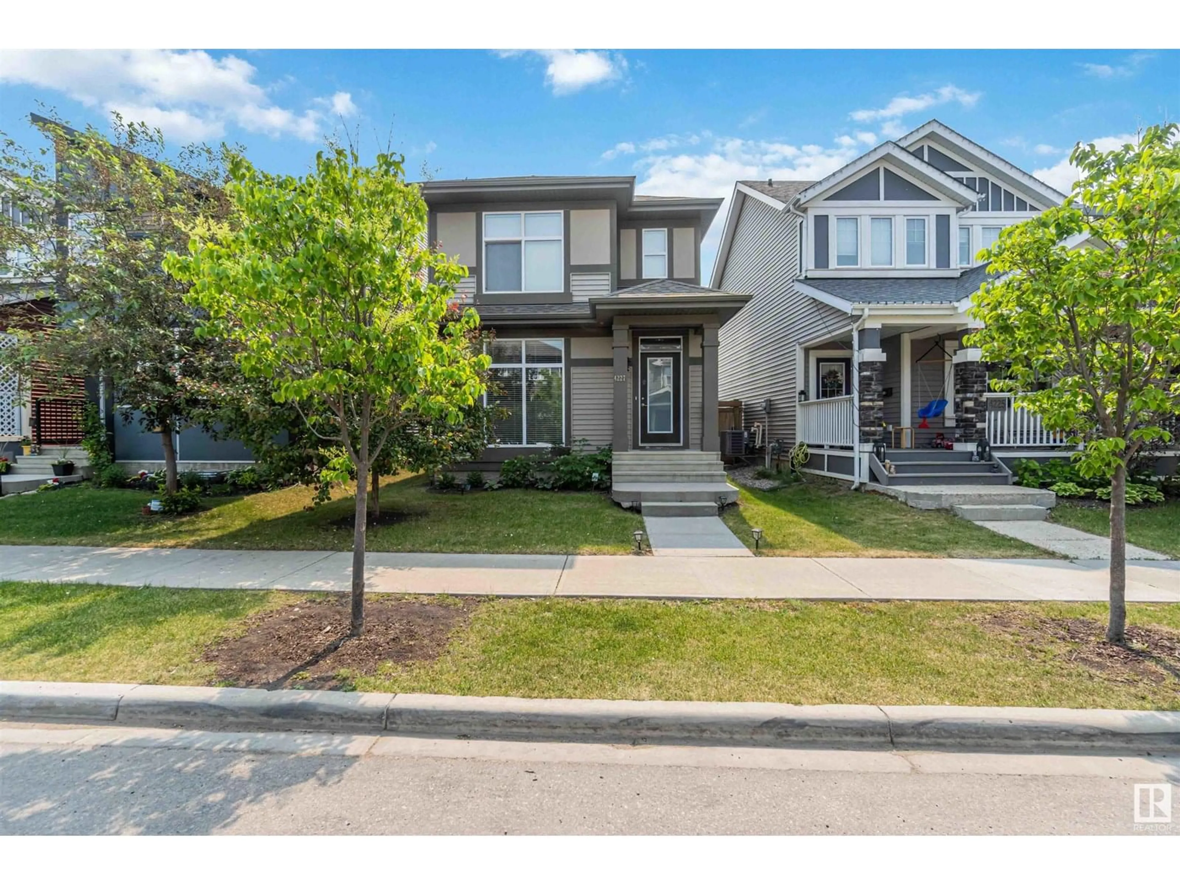 Home with vinyl exterior material, street for 4227 PROWSE WY, Edmonton Alberta T6W3A6