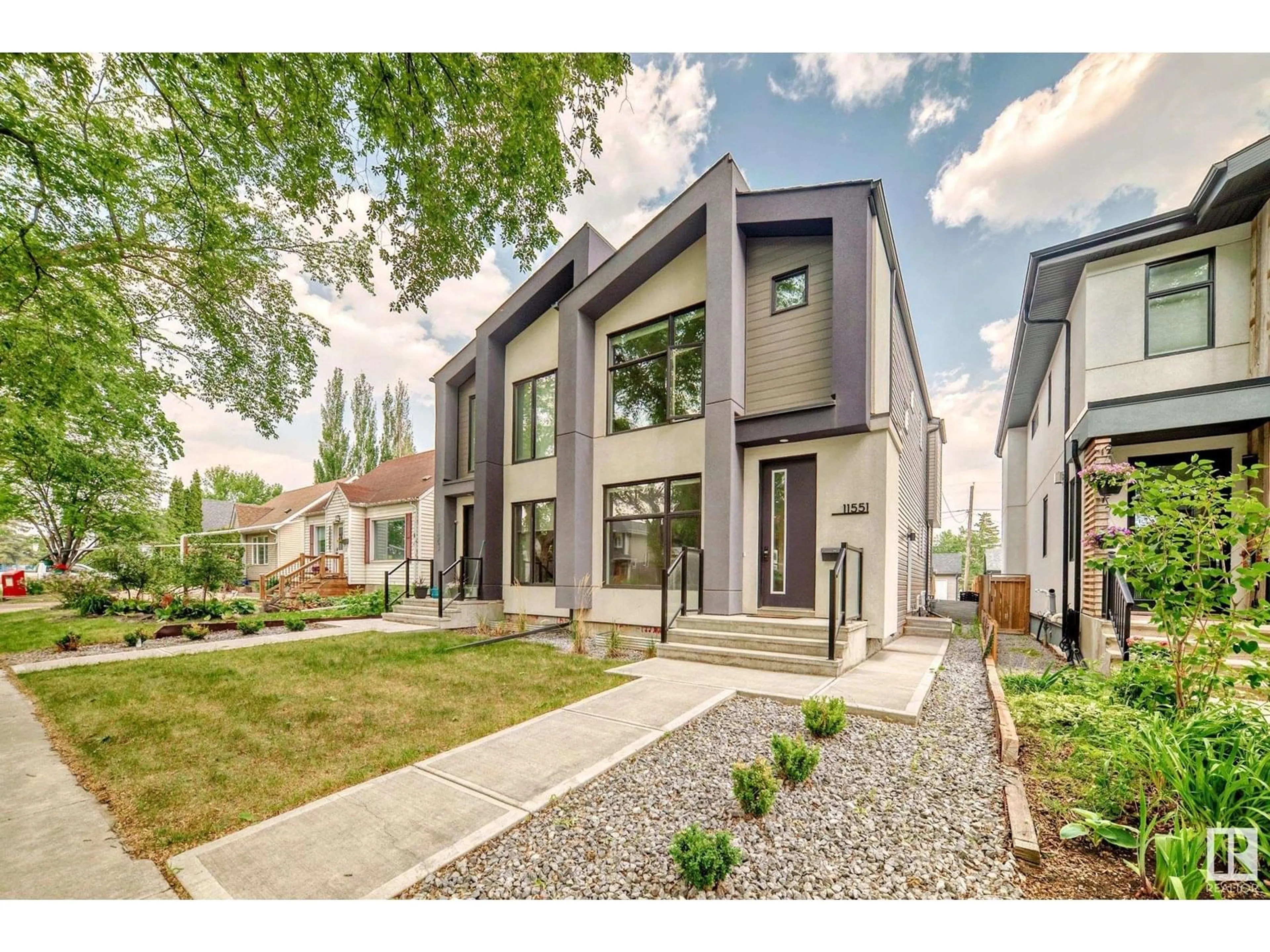 Home with brick exterior material, street for NW - 11551 122 ST, Edmonton Alberta T5M0B6