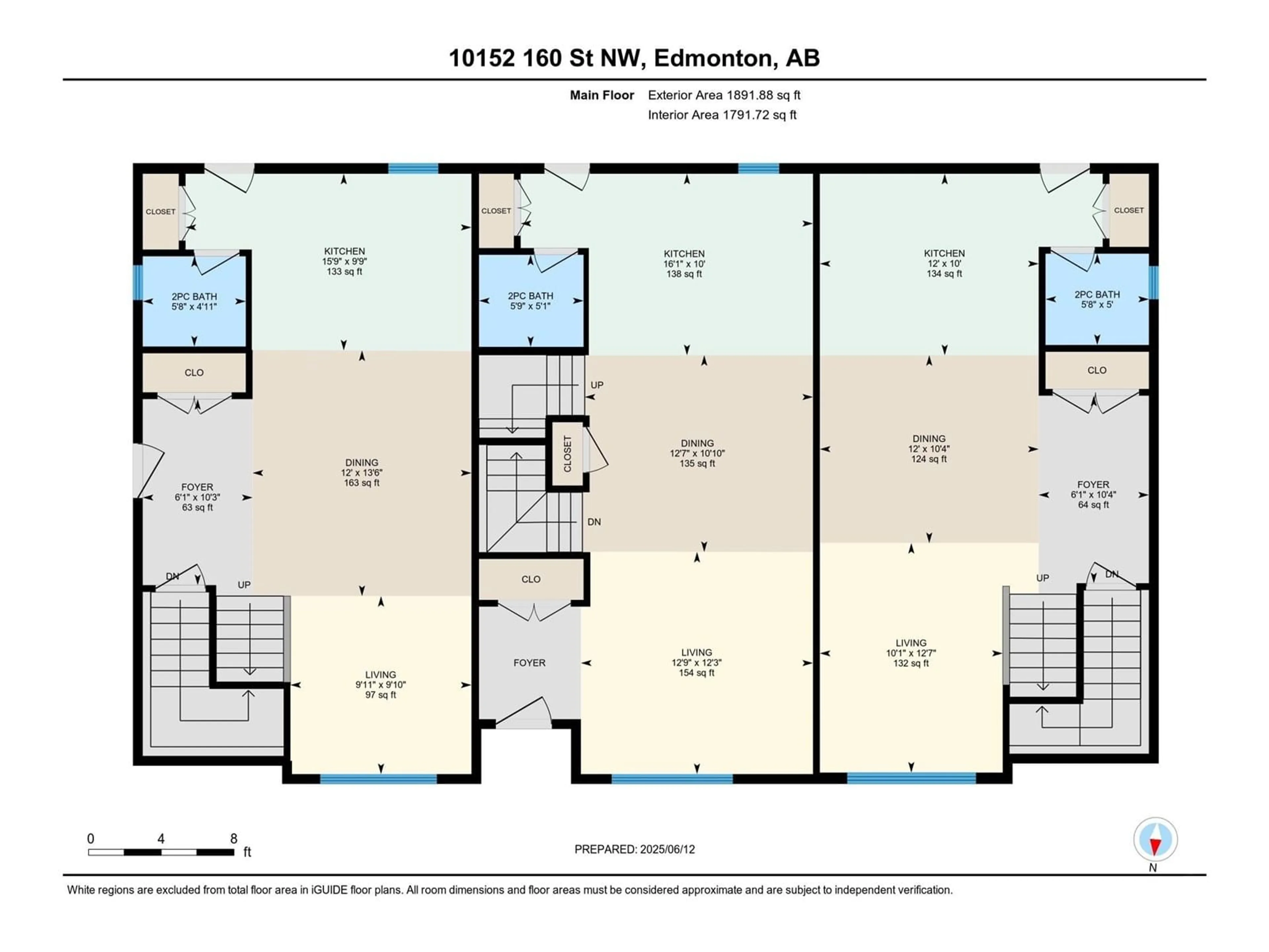Floor plan for NW - 10152 160 ST, Edmonton Alberta T5P3E7
