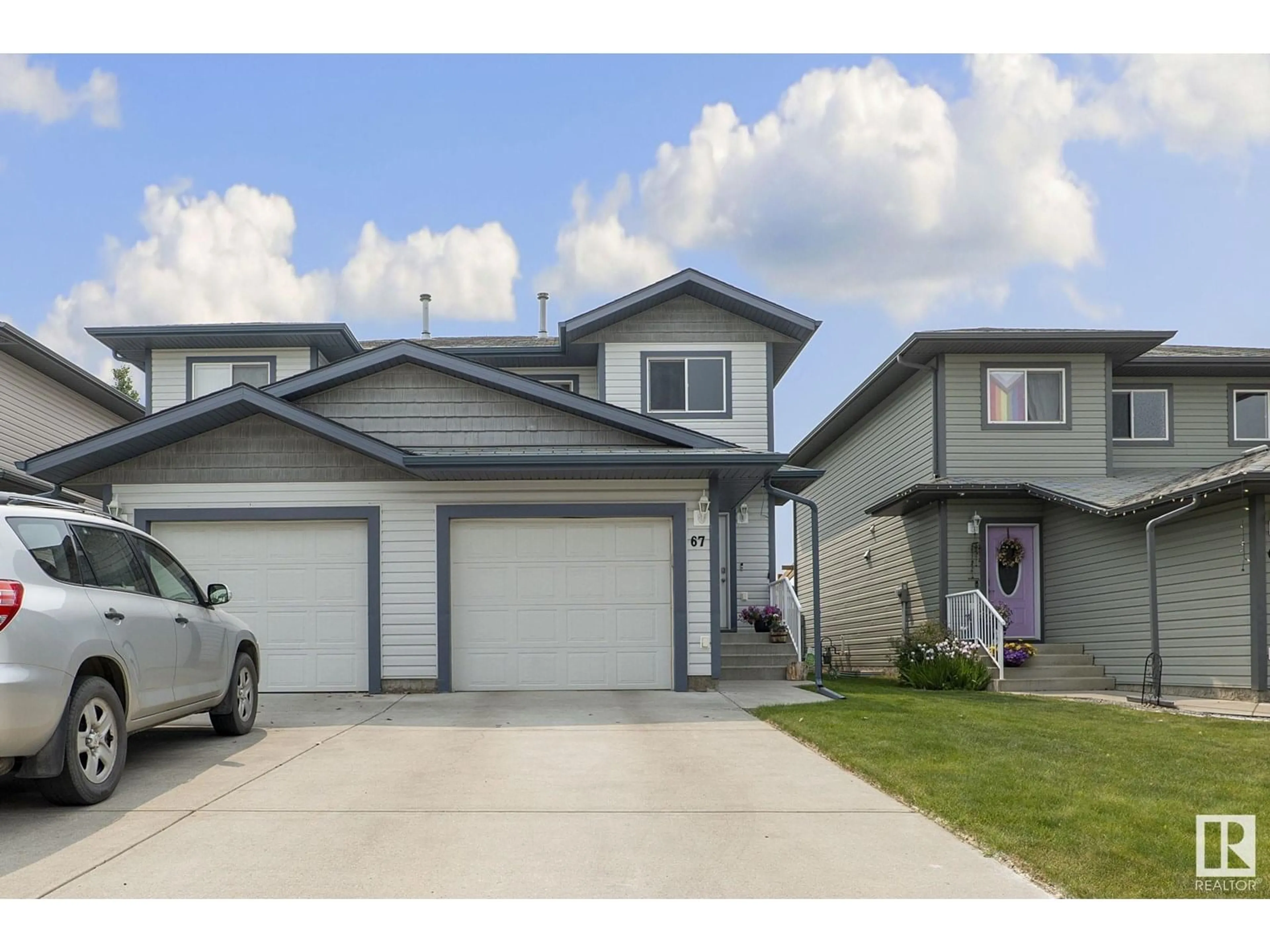 Home with vinyl exterior material, street for 67 HANEY LANDING, Spruce Grove Alberta T7X0A2