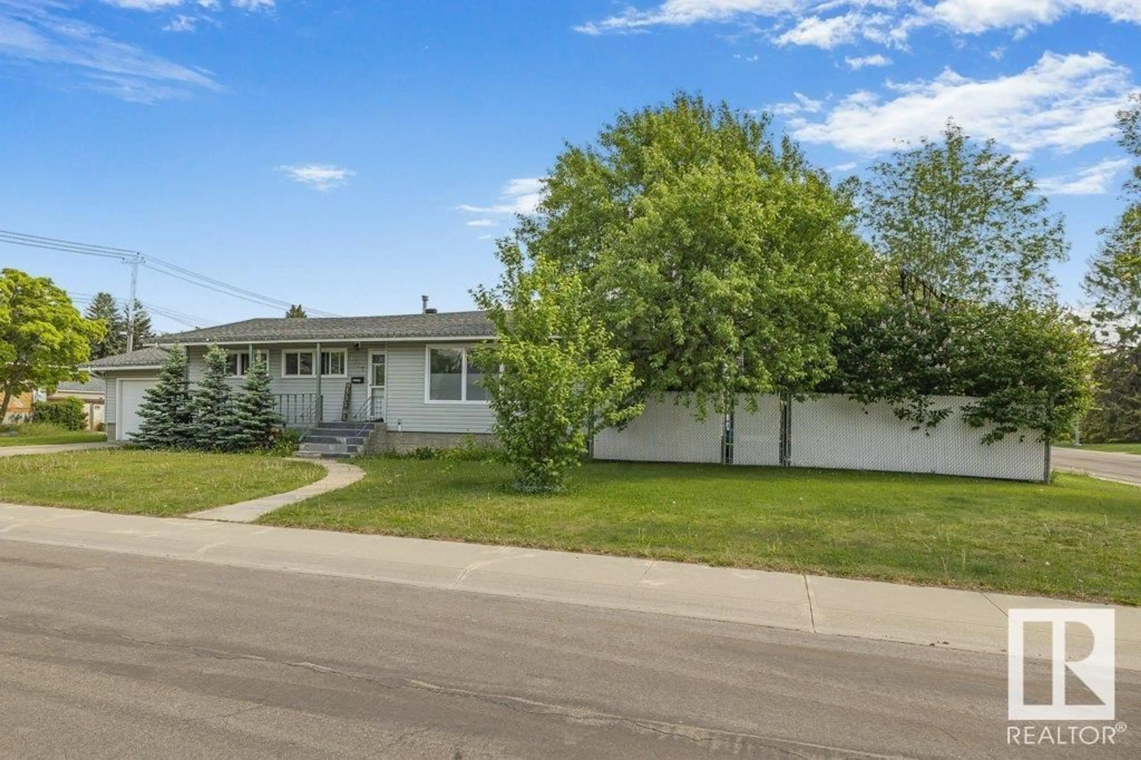 A pic from outside/outdoor area/front of a property/back of a property/a pic from drone, street for NW - 14317 90A AV, Edmonton Alberta T5R4X7