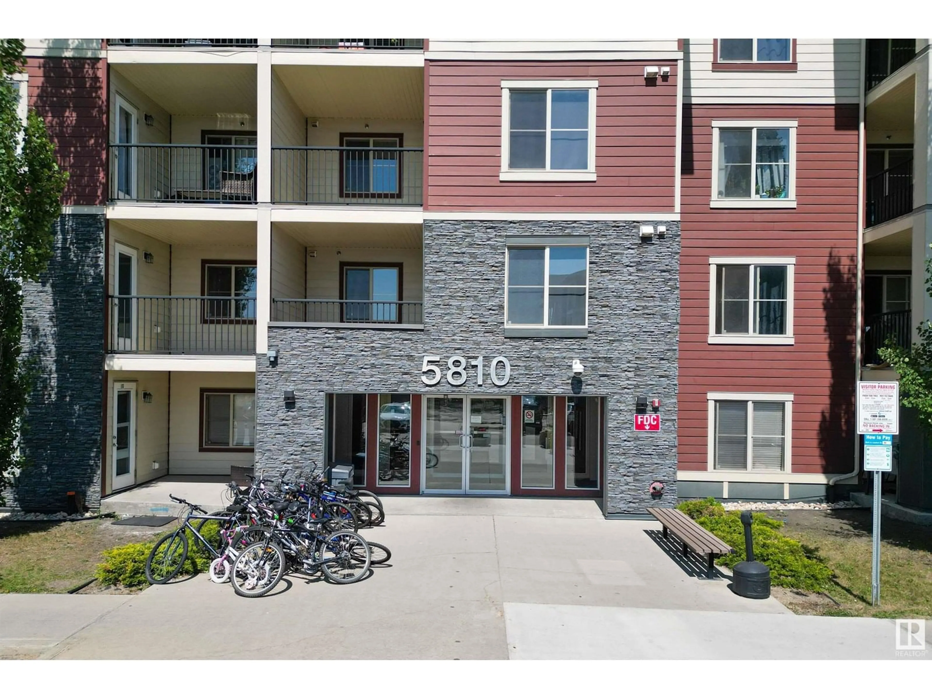 Patio, street for #307 - 5810 MULLEN PL, Edmonton Alberta T6R0W3