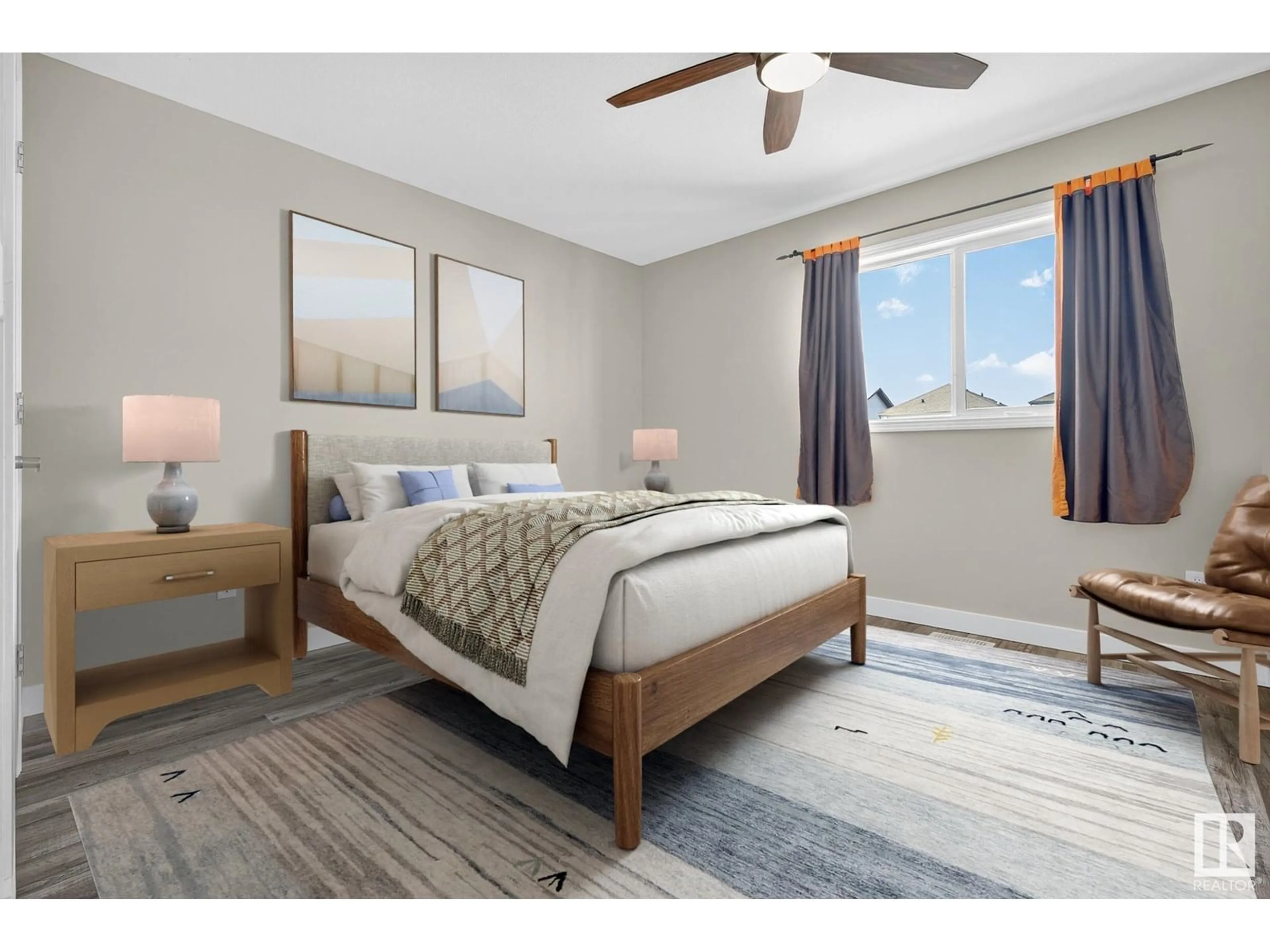 Bedroom with bed, unknown for 11656 167A AV, Edmonton Alberta T5X6J5