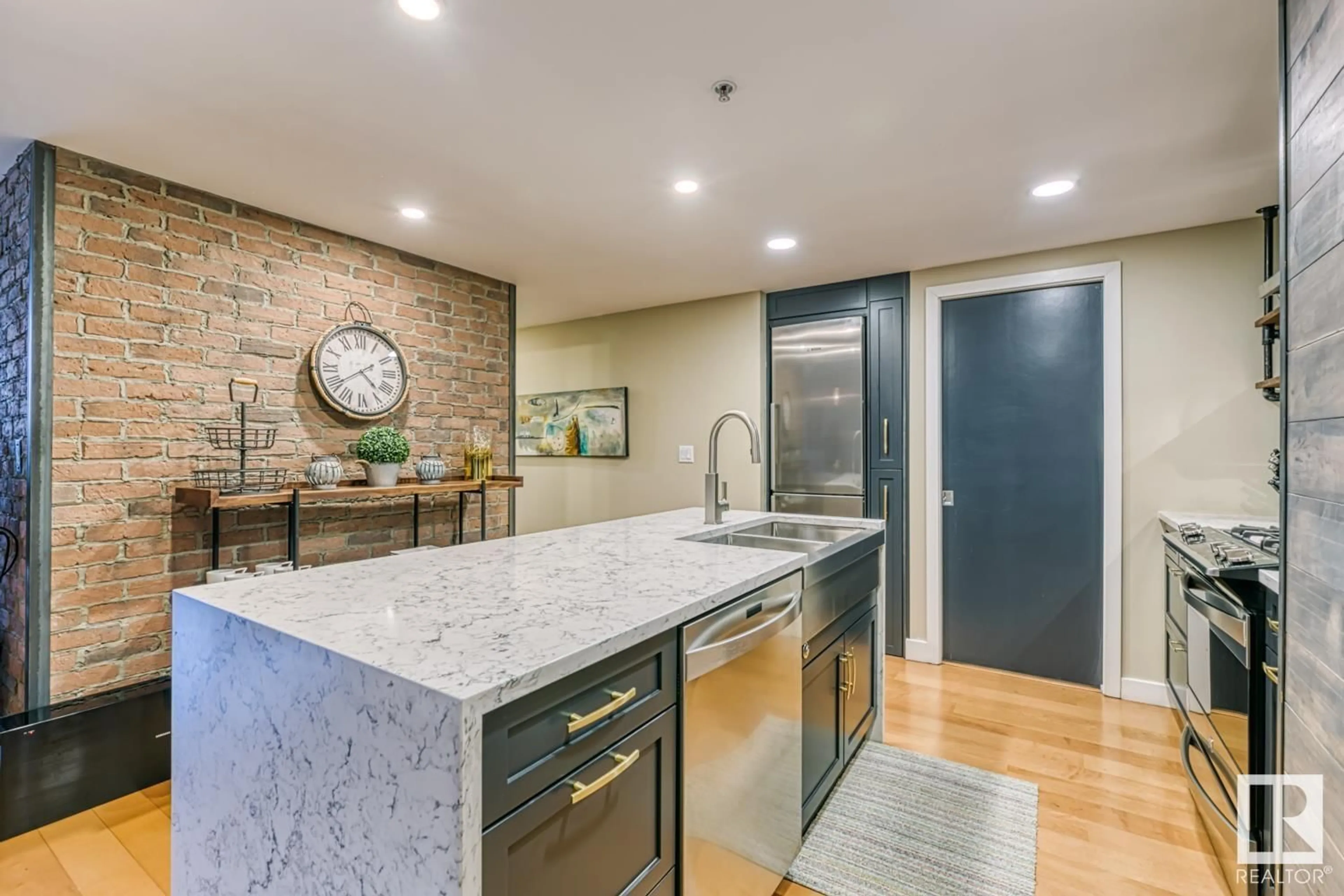 Open concept kitchen, unknown for 203 - 10028 119 ST, Edmonton Alberta T5K1Y8