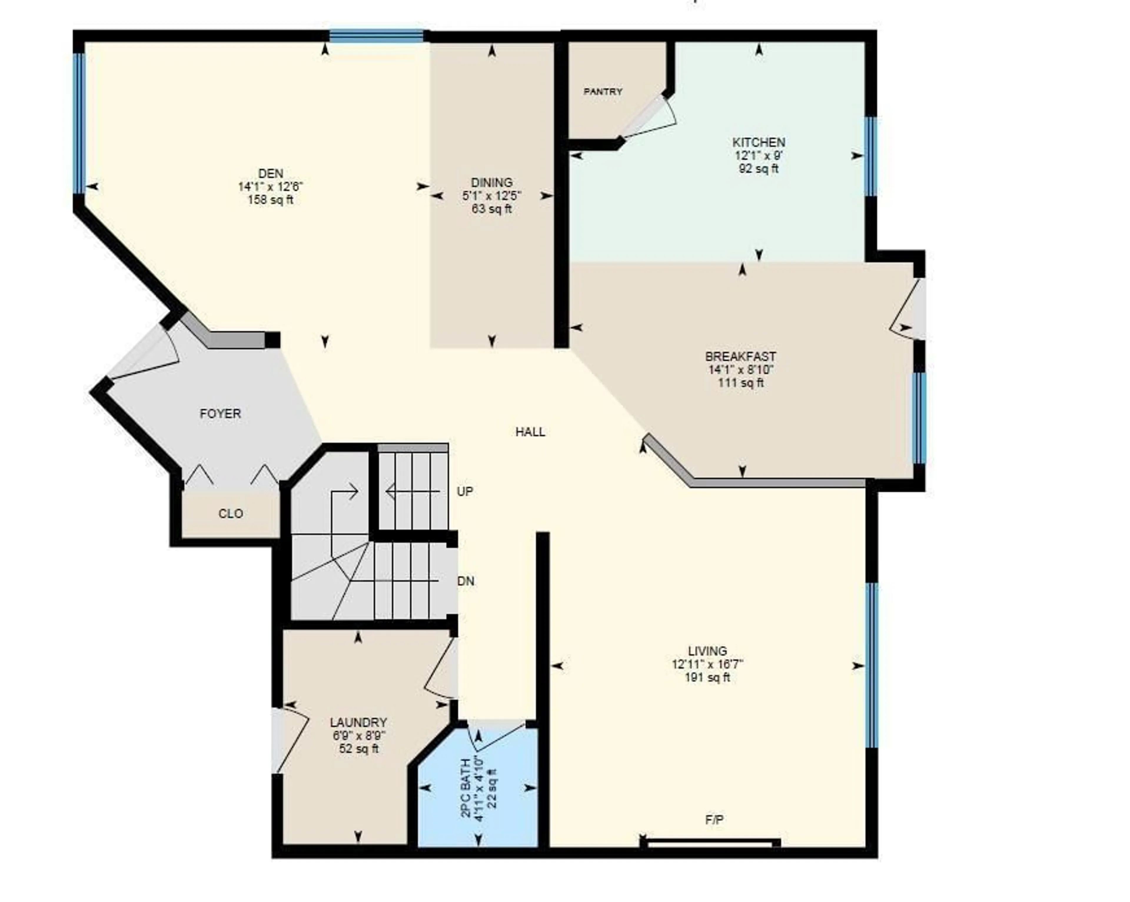 Floor plan for 442 KLARVATTEN LAKE WD, Edmonton Alberta T5Z3B9