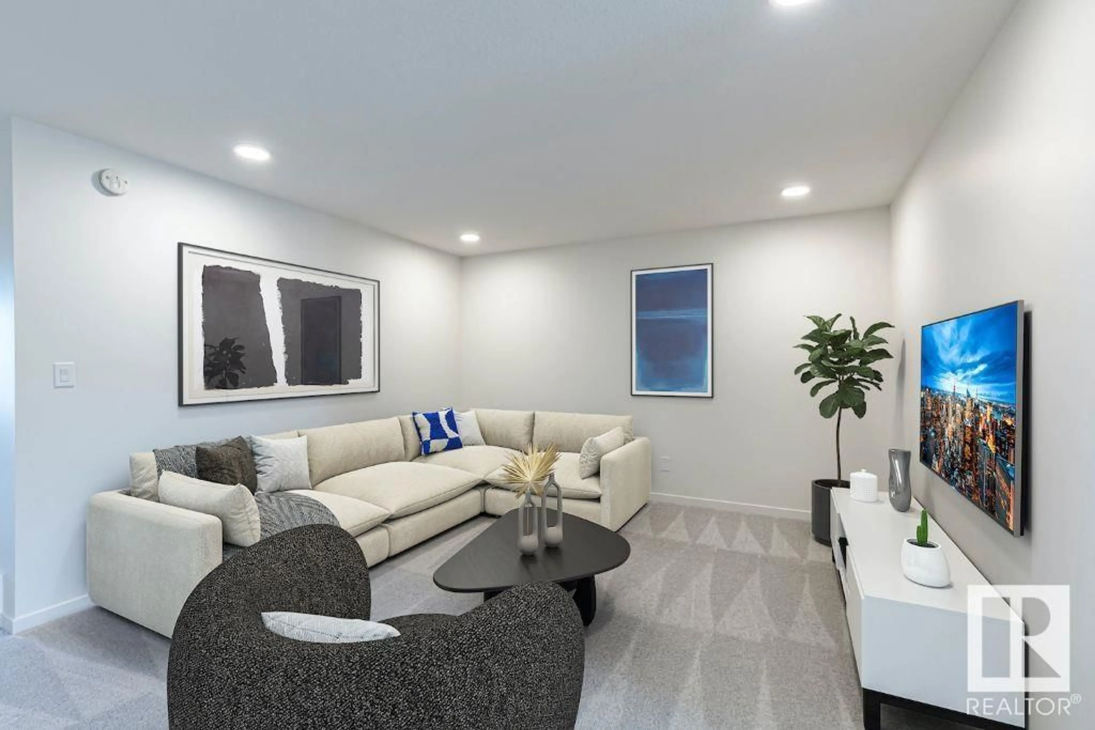 Living room with furniture, unknown for 22931 80 AVENUE AVENUE, Edmonton Alberta T5T7Y1