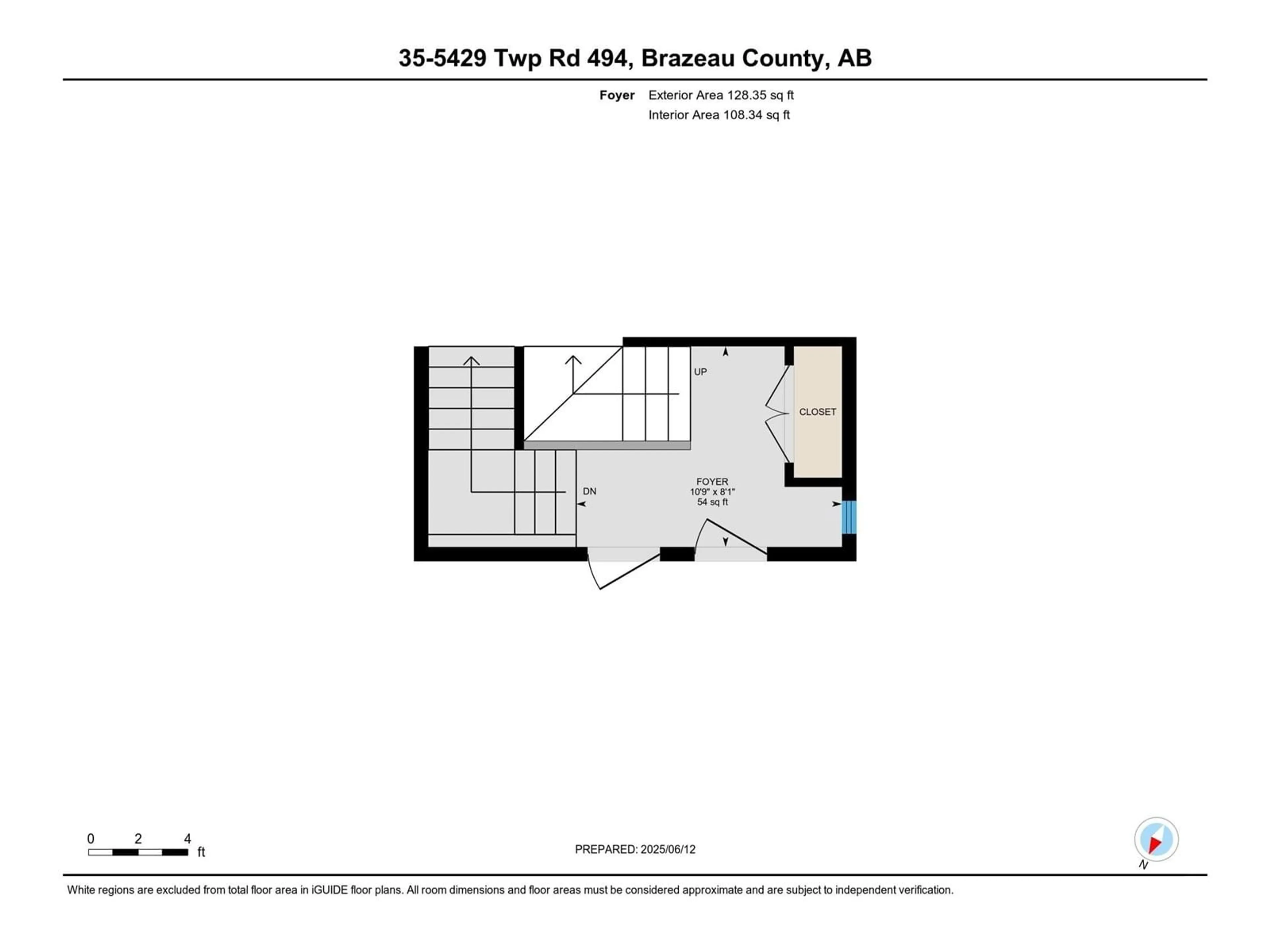 Floor plan for 35 - 5429 TWP ROAD 494, Rural Brazeau County Alberta T0C1W0